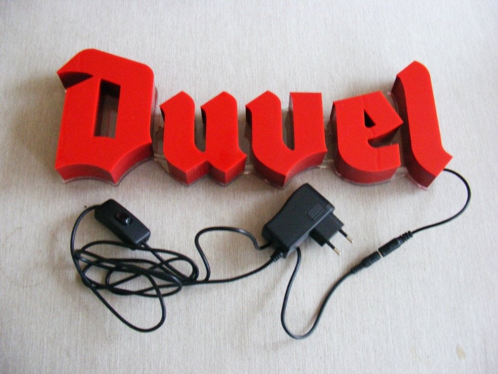 Duvel Led Lichtreclame, Verzamelen, Ophalen, Nieuw, Reclamebord, Plaat of Schild, Duvel