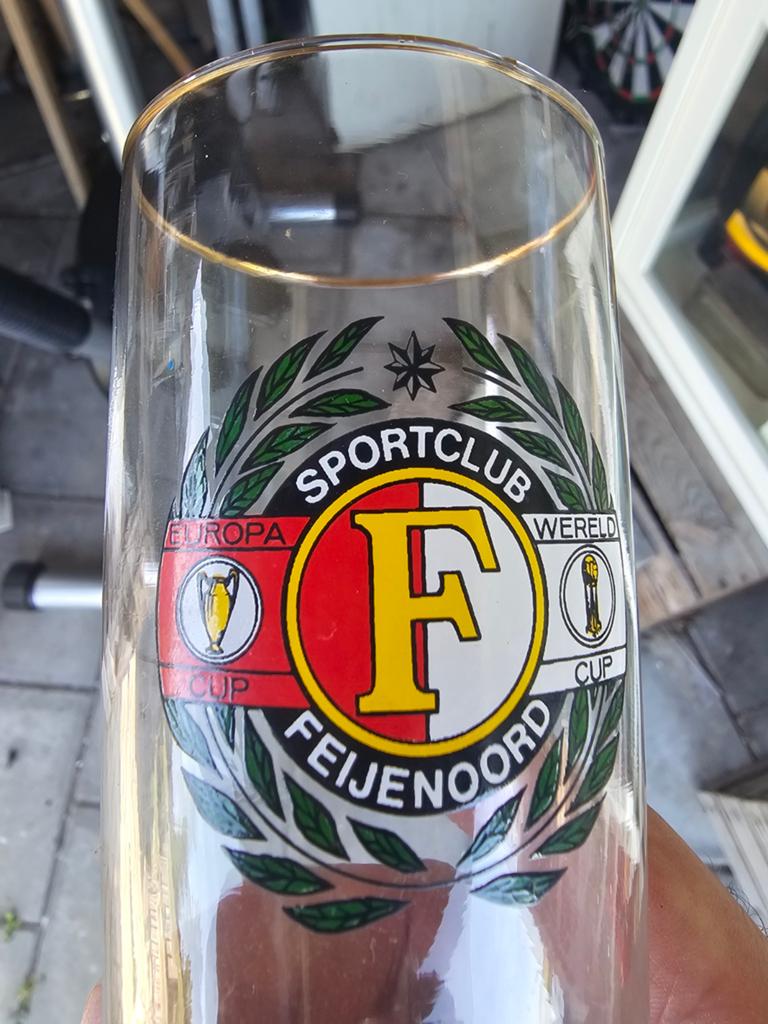 Glas sportclub "Feyenoord", Verzamelen, Ophalen of Verzenden, Zo goed als nieuw, Feyenoord, Overige typen