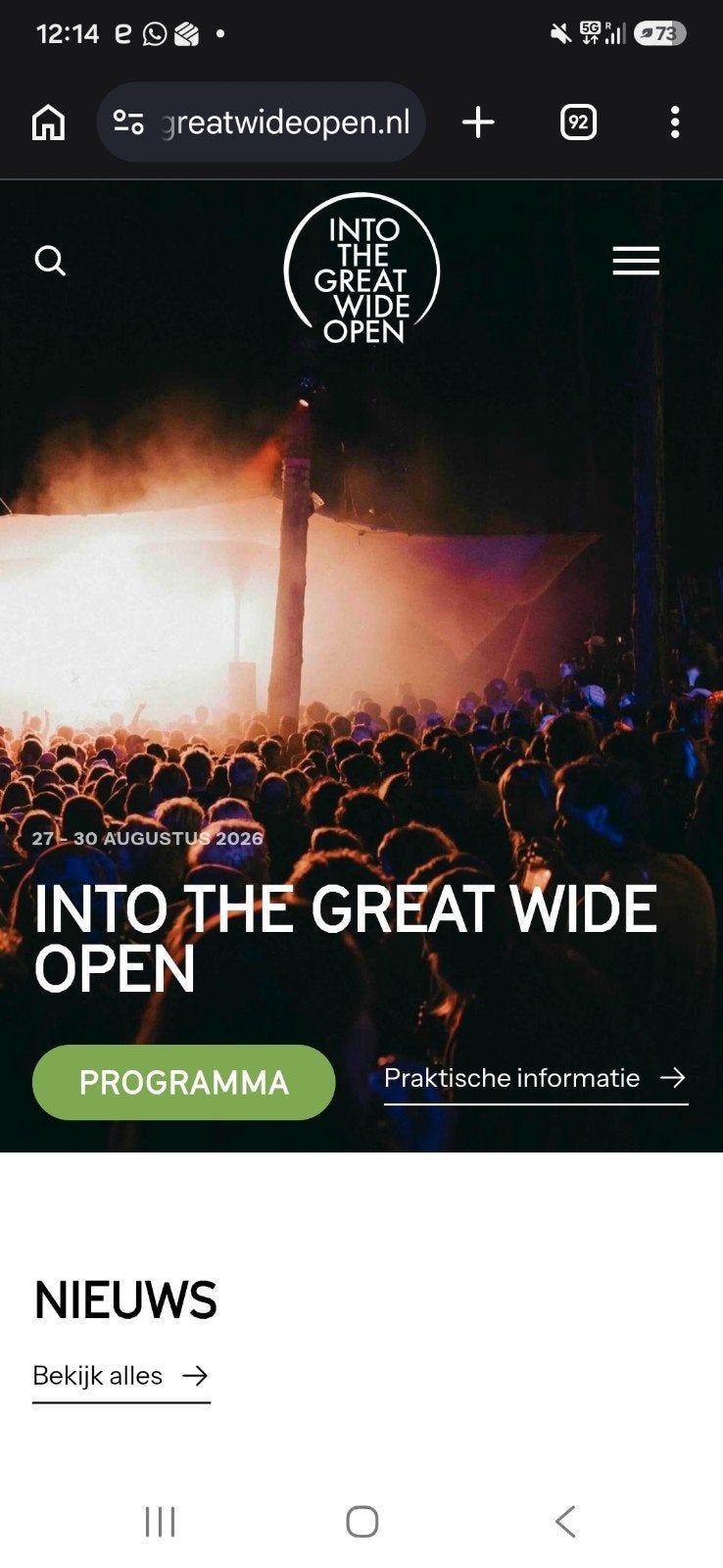 GEZOCHT - campingplek Stortemelk voor tijdens ITGWO: 27 t/m, Ophalen