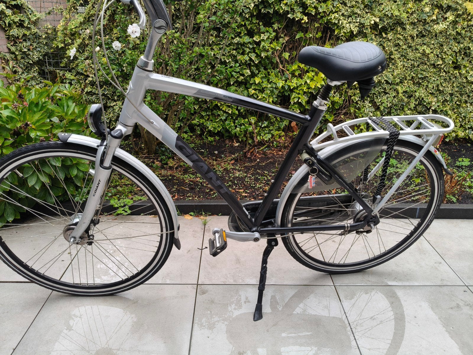 Giant Herenfiets - Zo goed als nieuw, Fietsen en Brommers, Ophalen, Velgrem, Versnellingen, Zo goed als nieuw