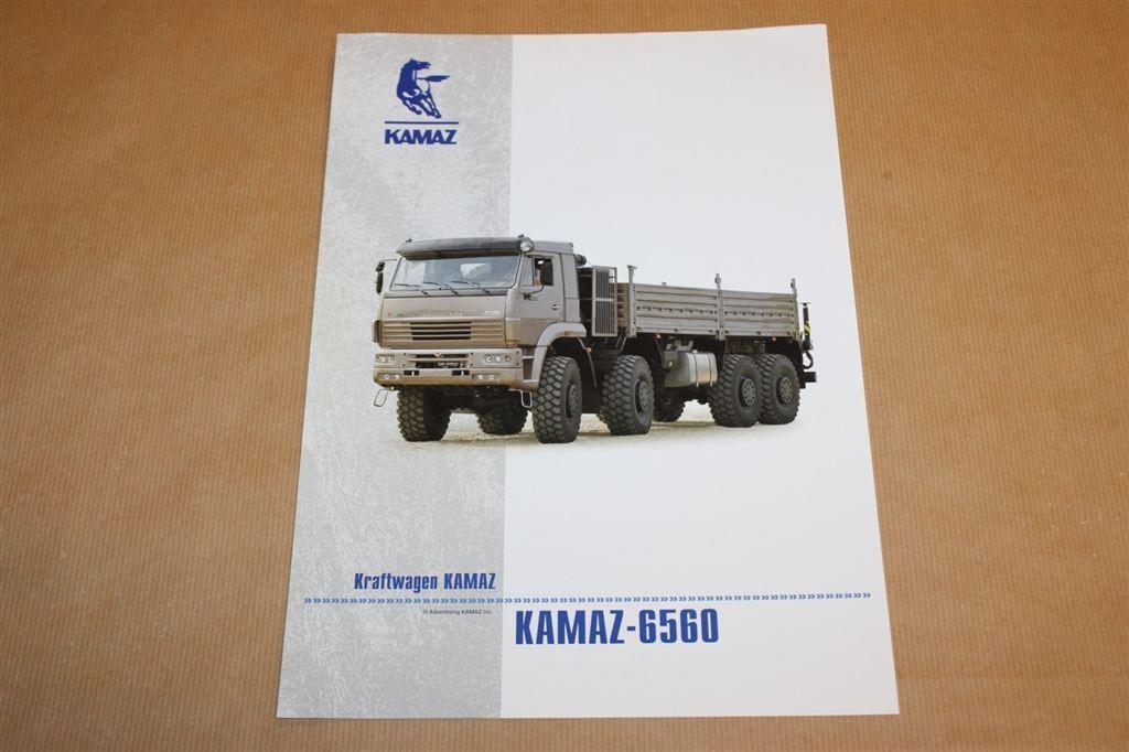 Kamaz Trucks - Kamaz - 6560 - Vrachtwagenfolder, Boeken, Auto's | Folders en Tijdschriften, Ophalen of Verzenden, Zo goed als nieuw