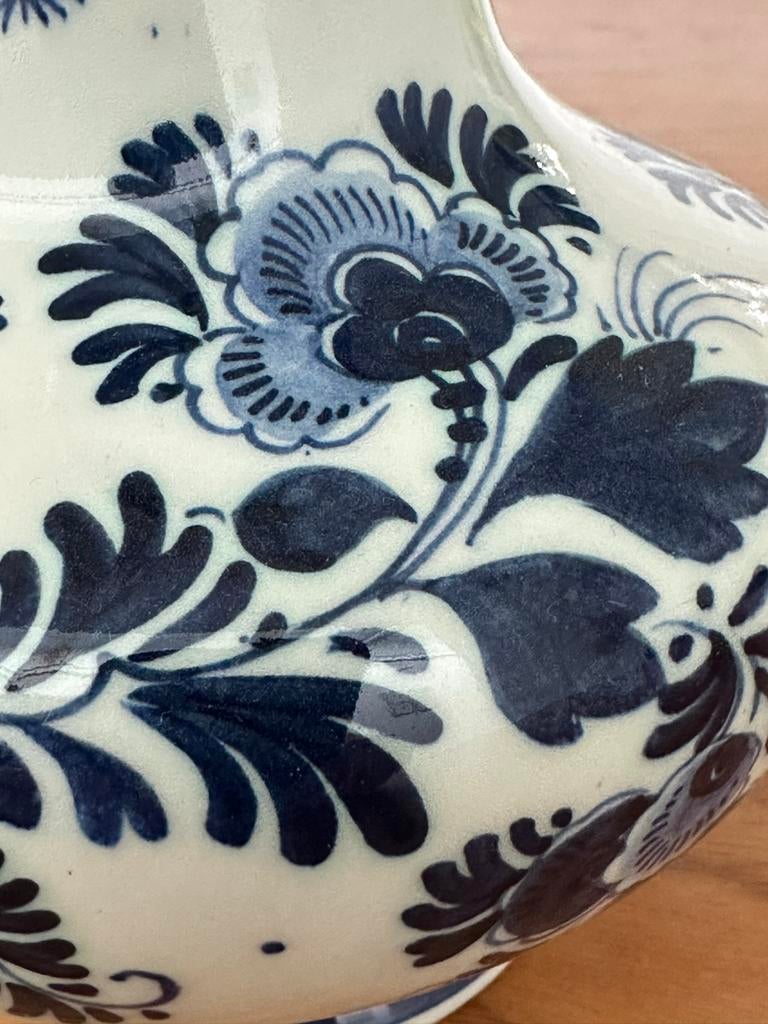 Antieke Delfts Blauwe Vaas - Handgeschilderd Zenith, Antiek en Kunst, Ophalen