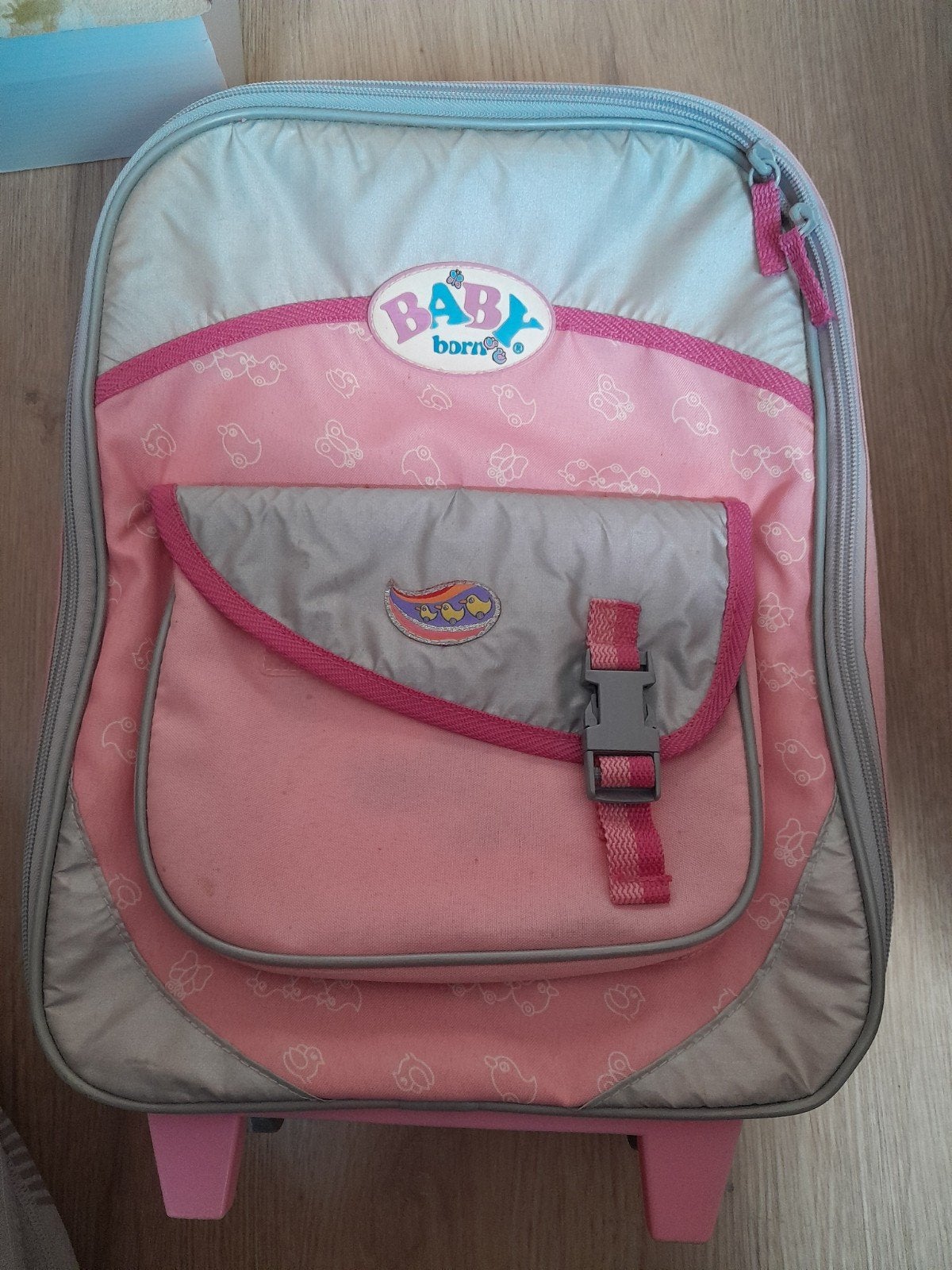 Baby Born koffer / trolley, Wieltjes, Gebruikt, Hard kunststof, Minder dan 50 cm