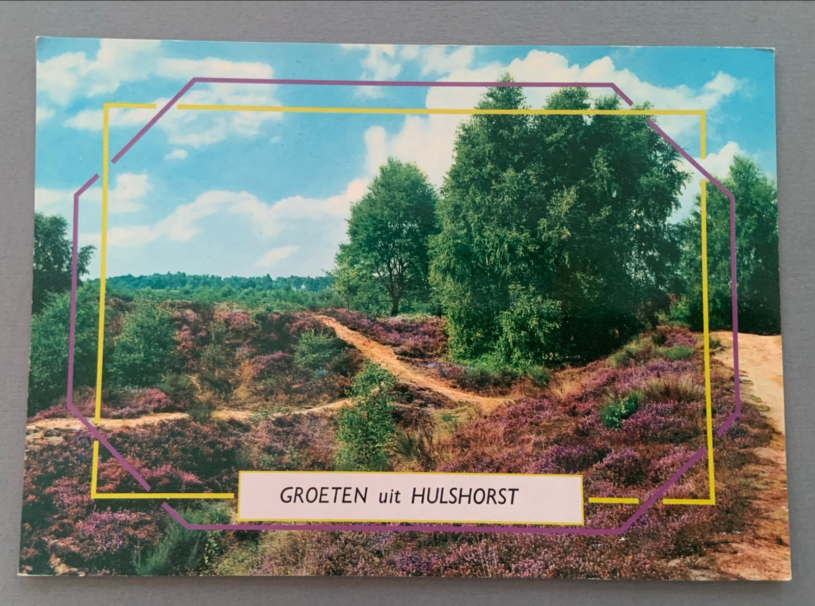 Groeten uit Hulshorst - Cafe Restaurant "de Berk", Verzenden, 1960 tot 1980, Ongelopen, Gelderland