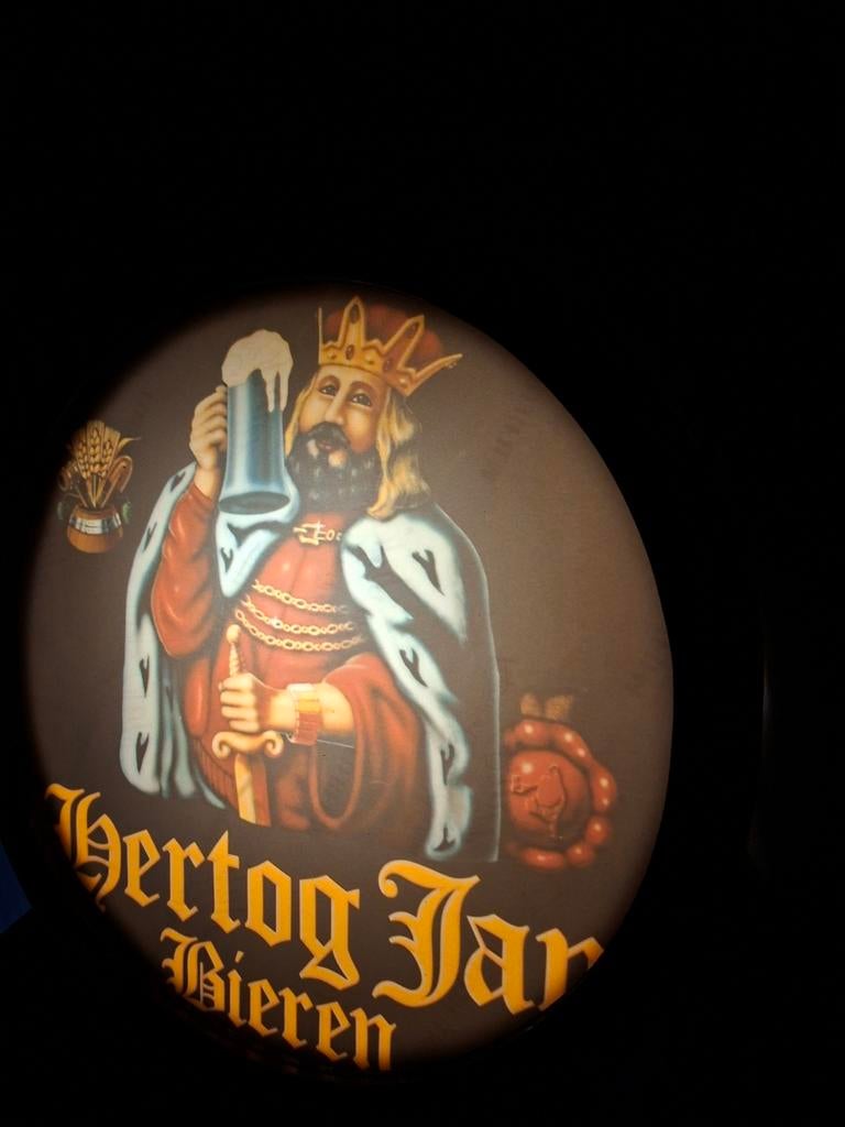 Hertog jan wand lichtbakje 28 cm, Ophalen of Verzenden, Zo goed als nieuw, Reclamebord