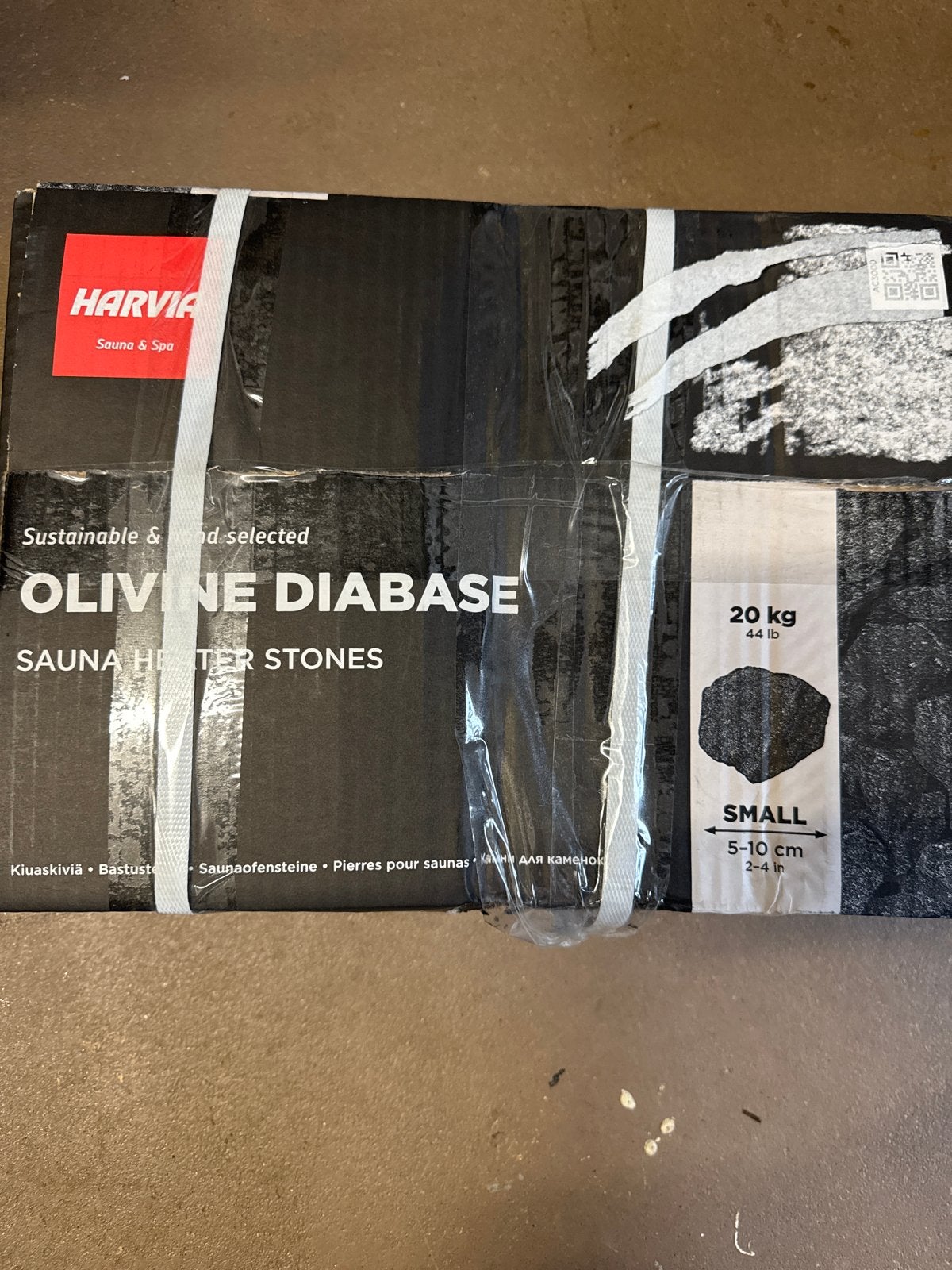 Harvia Olivine Diabase Sauna Kachelstenen 20 kg, Ophalen, Nieuw