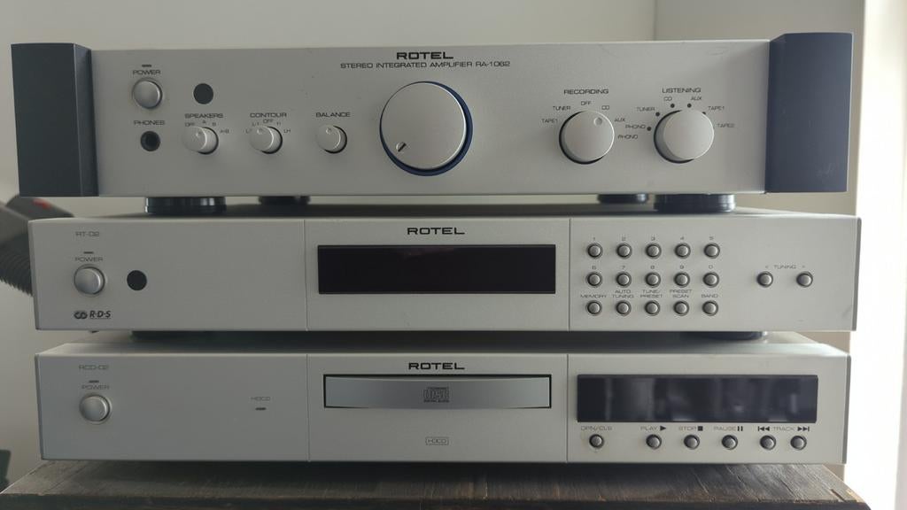 Rotel setje RA-1062 RT-02 RCD-02, Ophalen, Zo goed als nieuw, Overige merken