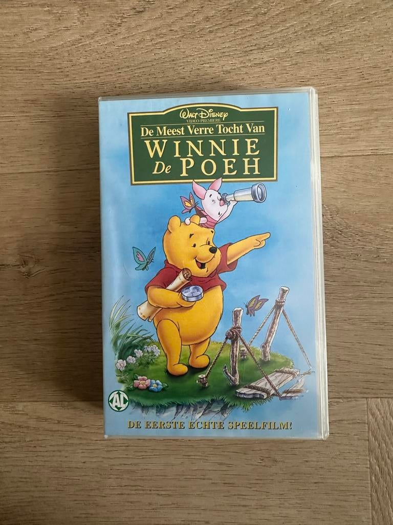 Walt Disney's Winnie de Poeh VHS - De Meest Verre Tocht Van, Cd's en Dvd's, VHS | Kinderen en Jeugd, Alle leeftijden, Ophalen of Verzenden