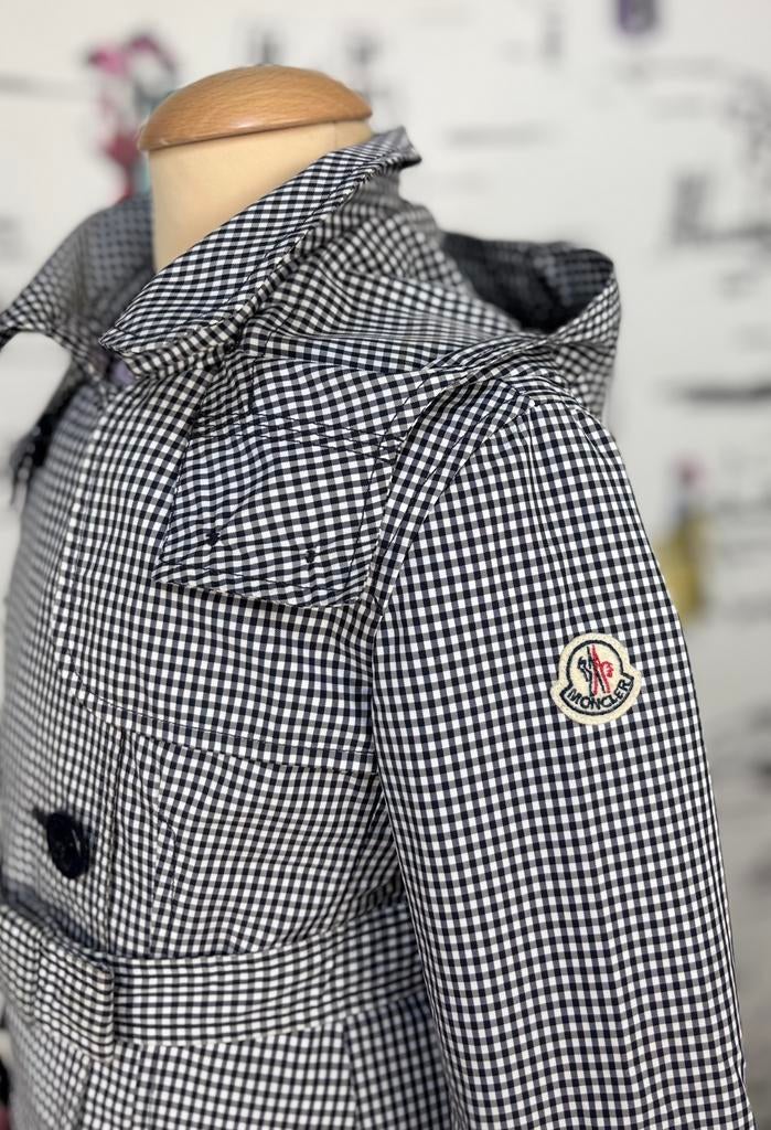 Moncler Seda meisjes vichy trenchcoat zomerjas maat 5, Moncler EU, Zo goed als nieuw, Moncler, Customercare@moncler.com