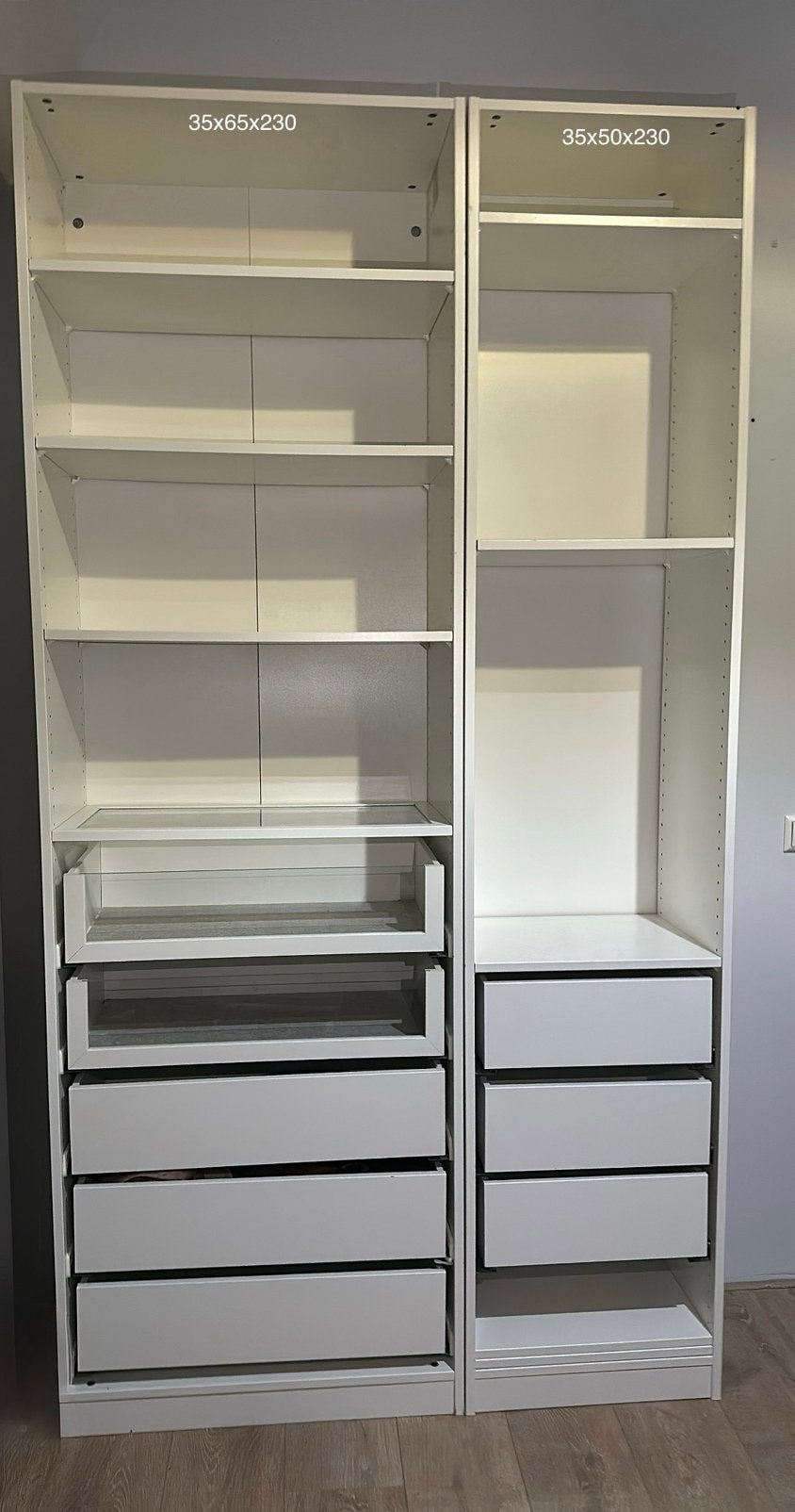 7 stuks IKEA PAX KASTEN - nette staat, moet z.s.m weg‼️, Ophalen, 50 tot 100 cm, Zo goed als nieuw, 25 tot 50 cm