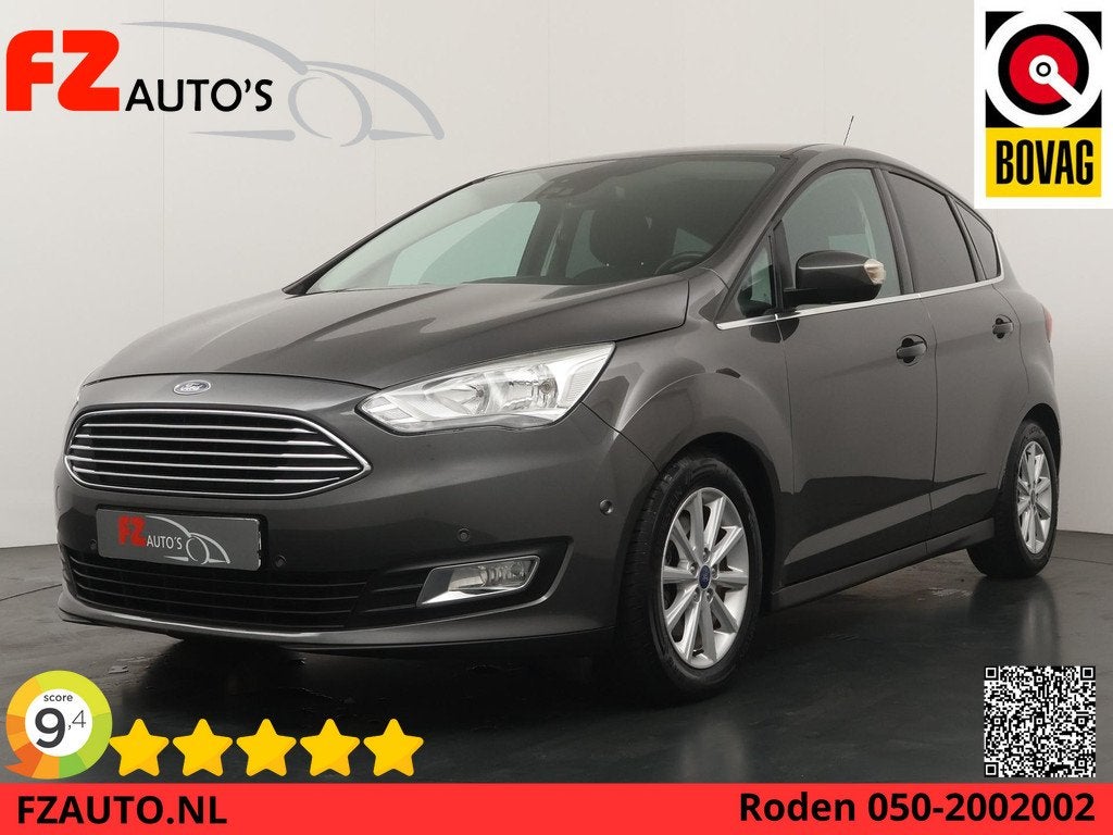 Ford C-Max 1.5 Titanium Automaat - Navigatie - Stoelverwarmi, Auto's, Euro 6, 4 cilinders, 150 pk, 1313 kg