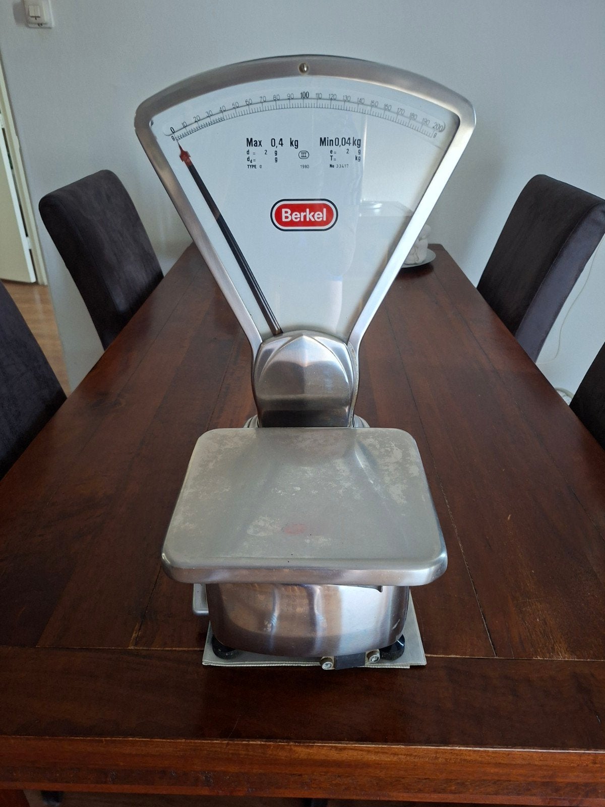 goede en nette van berkel weegschaal !!, Ophalen, Minder dan 10 kg, Keukenweegschaal, 1 tot 500 gram