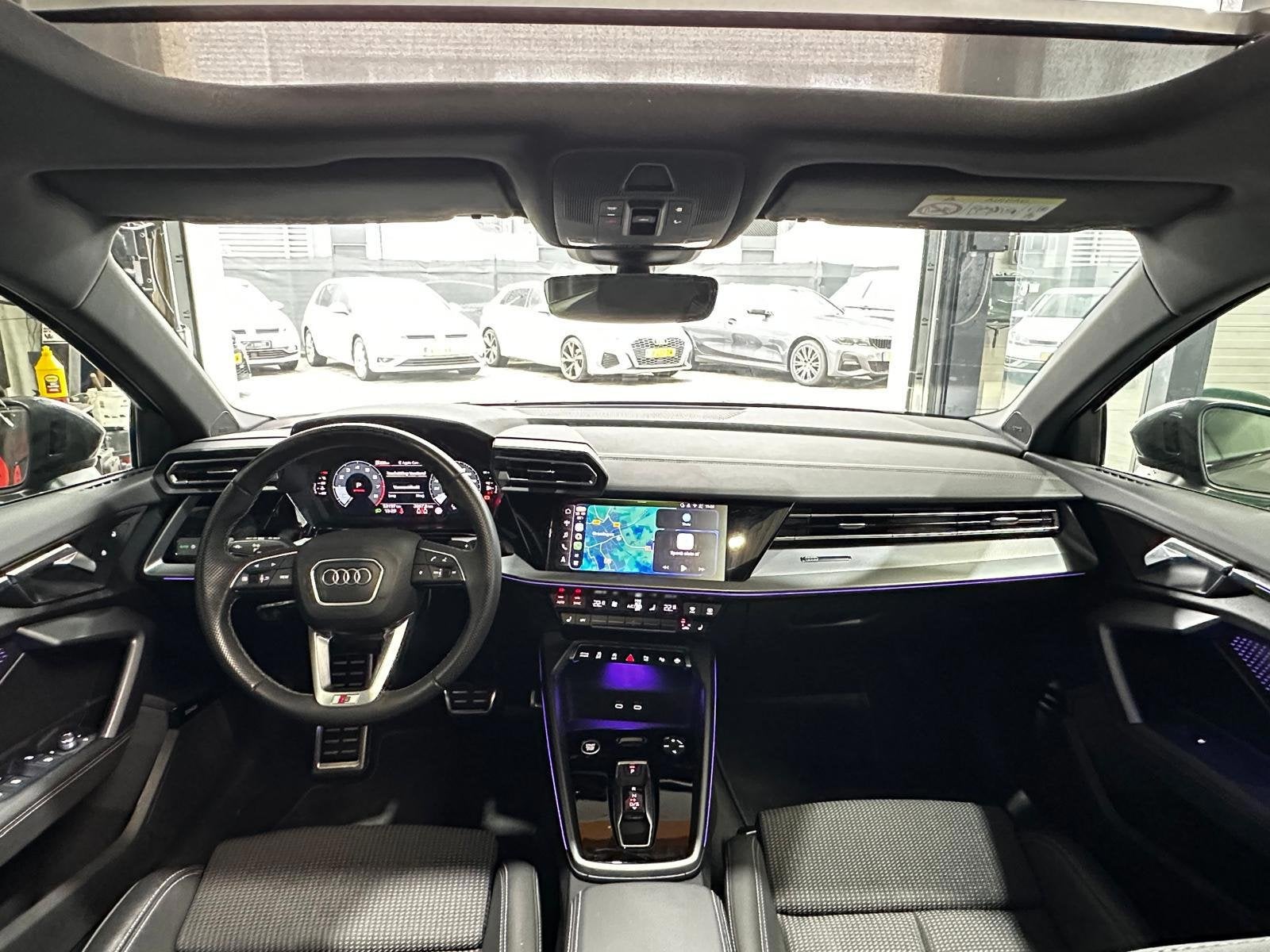 Audi A3 Sportback 35 TFSI S Edition 3x S-LINE |PANO| Matrix, Auto's, Dealer onderhouden, 1300 kg, Zwart, 4 cilinders