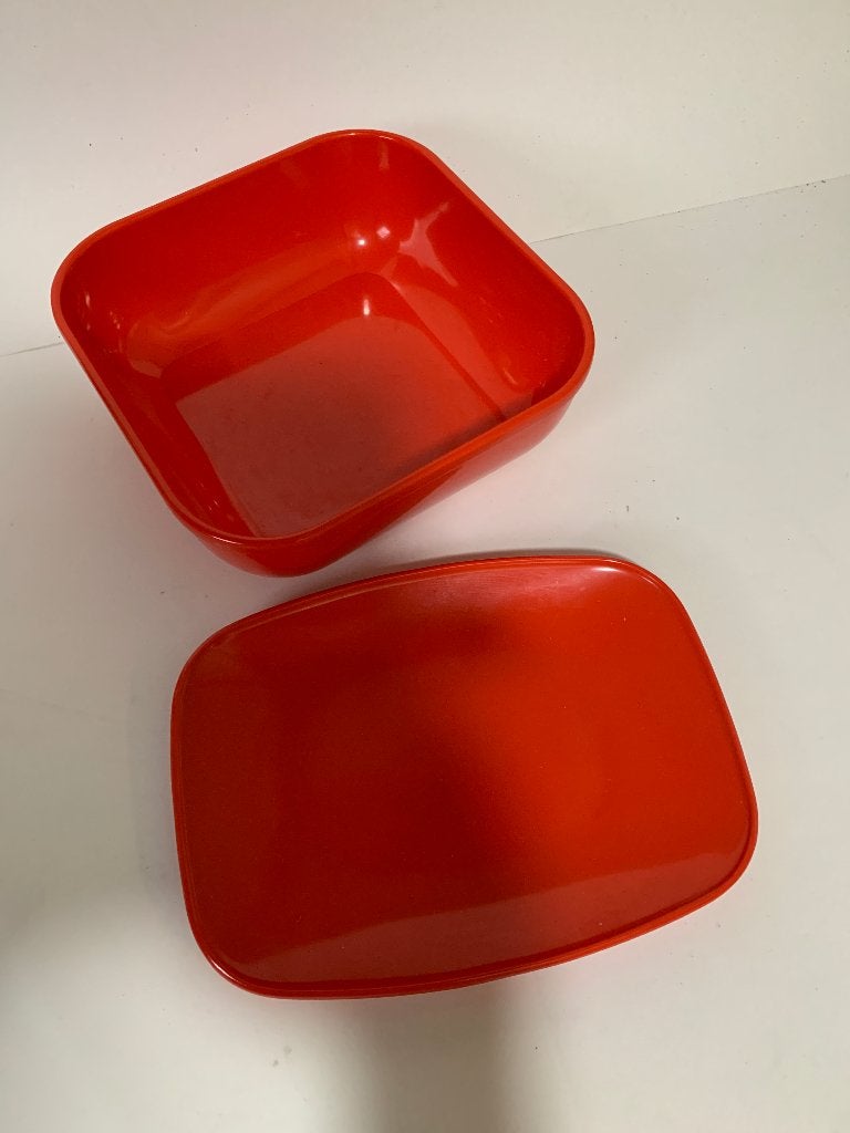 Vintage Mepal Servies - Oranje Schalen campingservies, Ophalen of Verzenden, Gebruikt