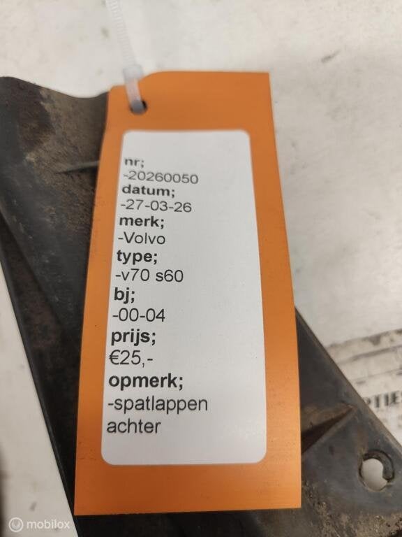 Set spatlappen achter Volvo V70, S60 ('00-'04), Auto-onderdelen, Gebruikt, Ophalen of Verzenden, Volvo
