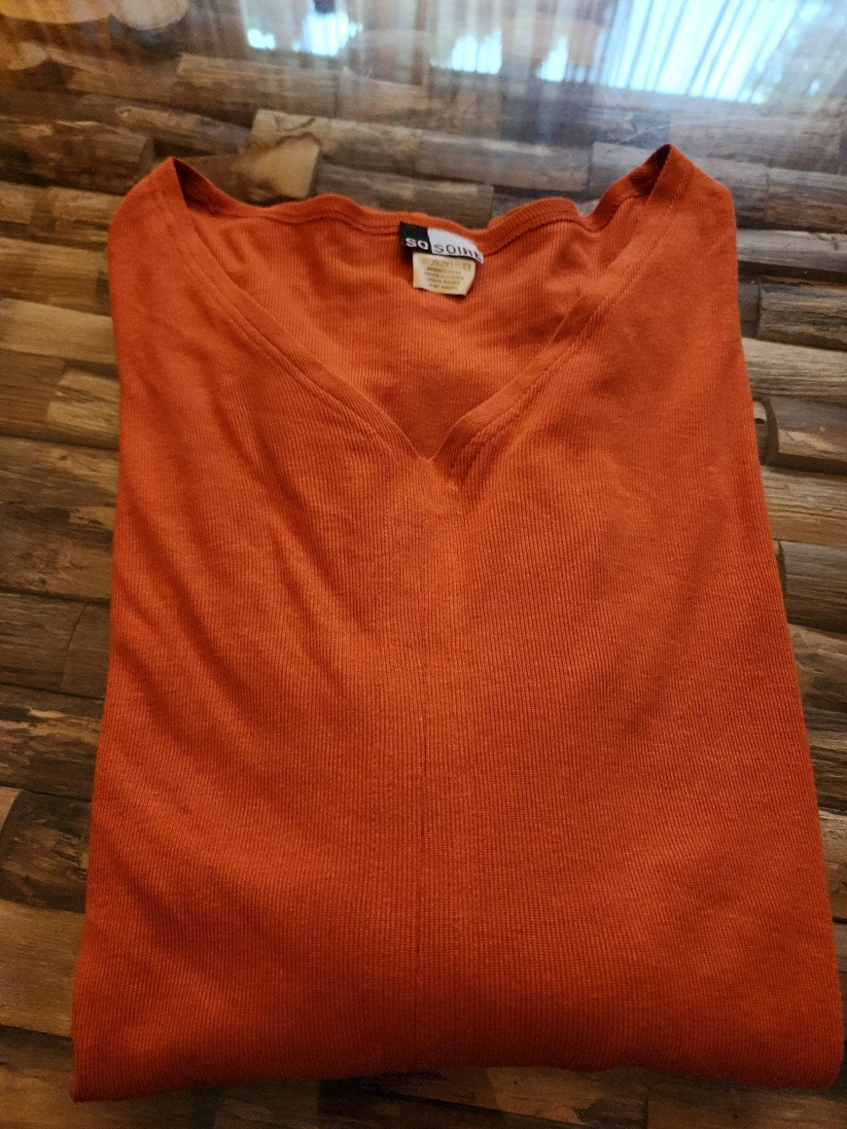 Oranje trui dames XXL - So Soire - Fijne rekbare stof, Sosoire, Maat 46/48 (XL) of groter, Oranje, Ophalen of Verzenden