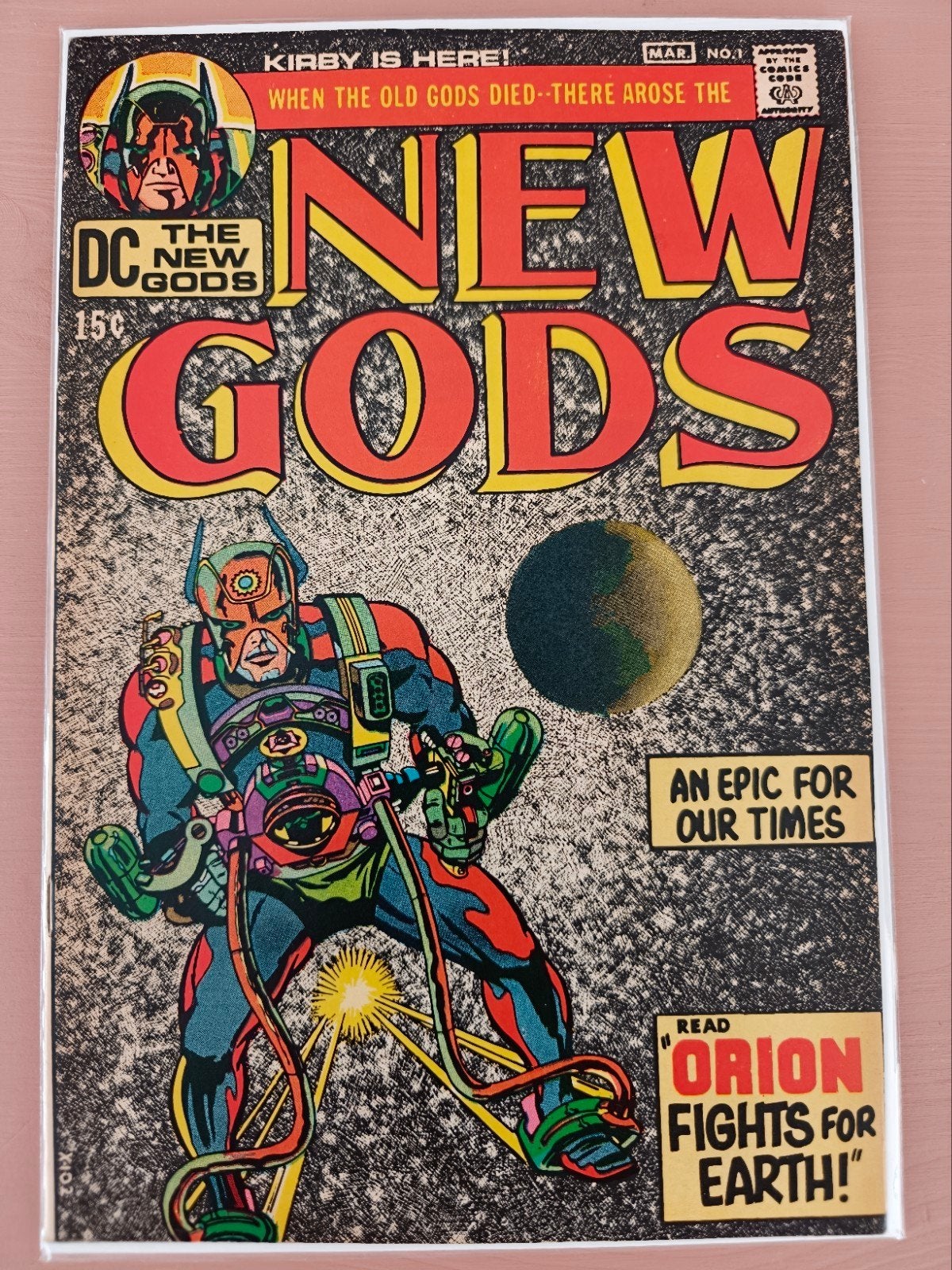 New Gods #1 (1971) 🔑, Eén comic, Ophalen of Verzenden, Zo goed als nieuw, Amerika