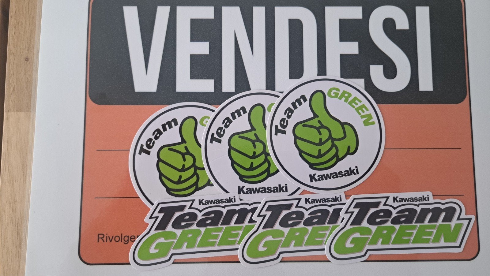 stickerset Kawasaki., Motoren, Accessoires | Stickers, Ophalen of Verzenden