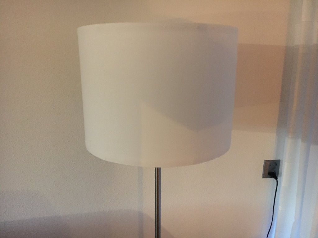 lampenkap, Huis en Inrichting, Lampen | Lampenkappen, Beige, Rond, 30 cm, Zo goed als nieuw