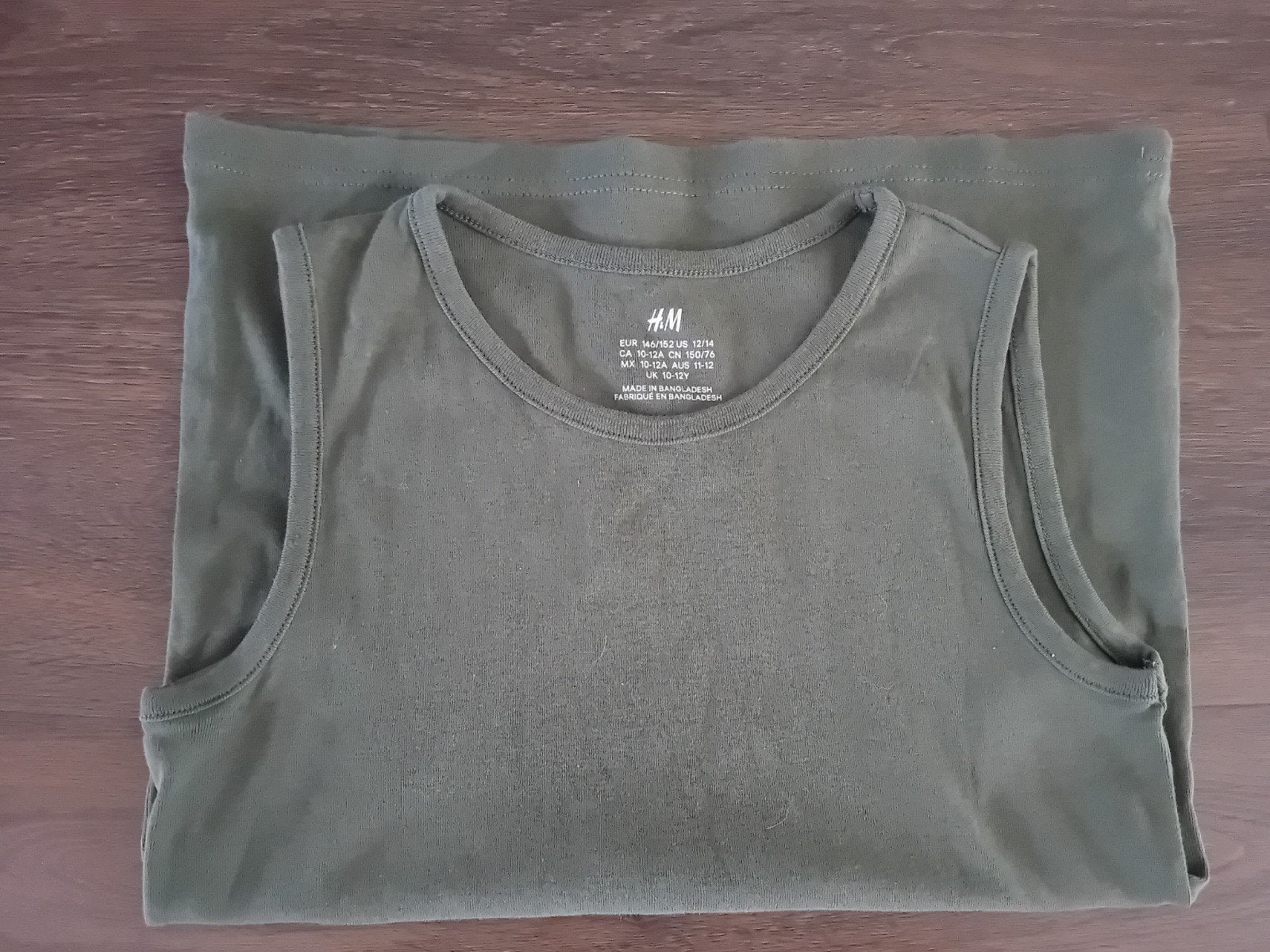 mouwloos hempje, shirt mouwloos h&m 146/152, Kinderen en Baby's, Kinderkleding | Maat 146, Ophalen of Verzenden, Jongen, Shirt of Longsleeve