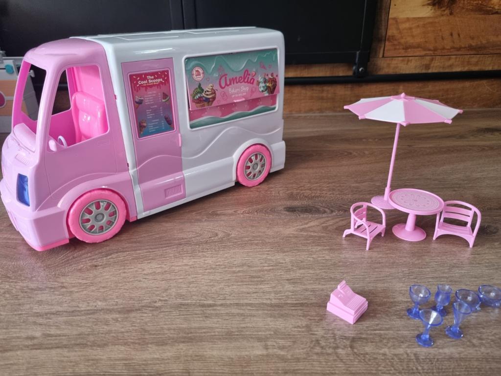 Ijswagen / Ijskar voor barbie, Ophalen, Barbie