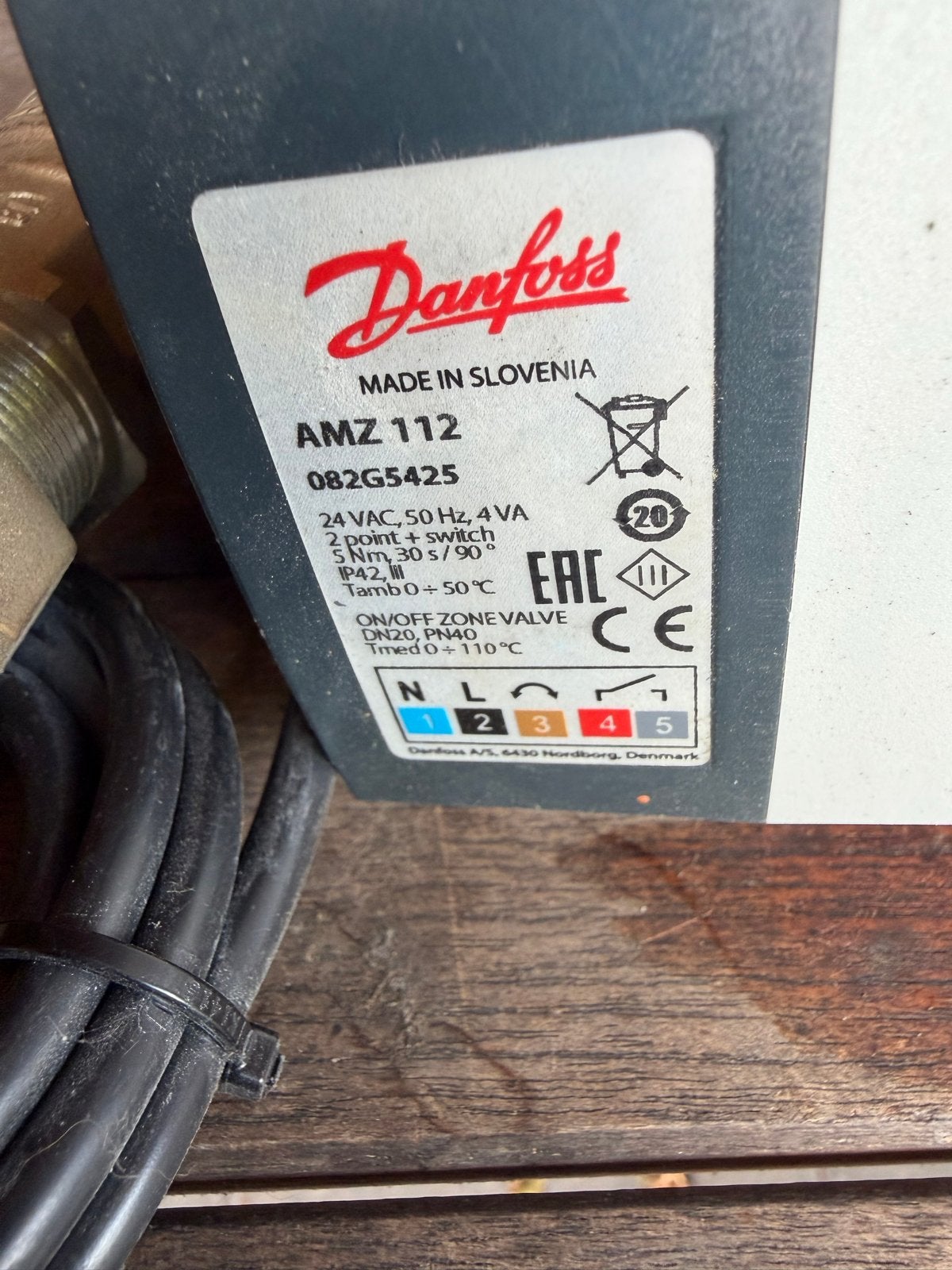 Danfoss AMZ 112 Zoneklep met Honeywell koppeling, Ophalen, Zo goed als nieuw, Overige typen