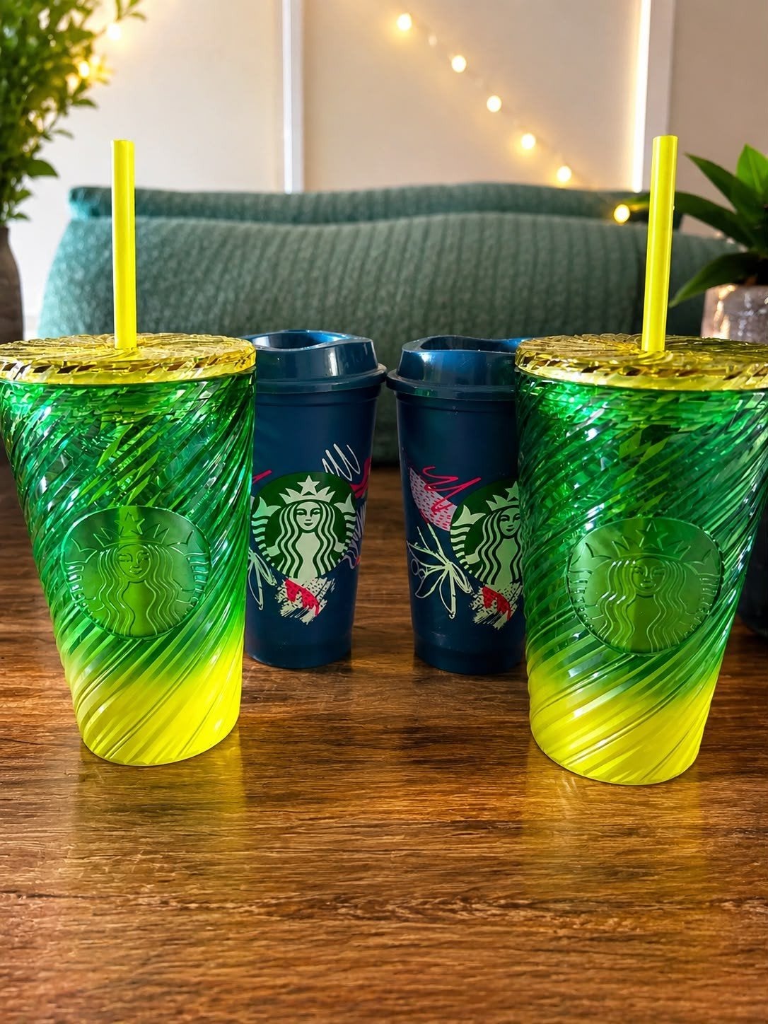 starbucks bekers 4 stuks, Ophalen of Verzenden