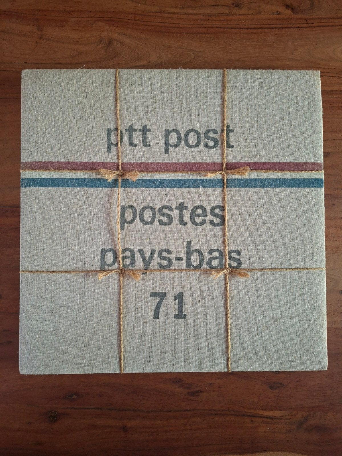 Ptt post wandbord memobord 40x40, Gebruikt, 40 cm, Meerkleurig, Ophalen of Verzenden