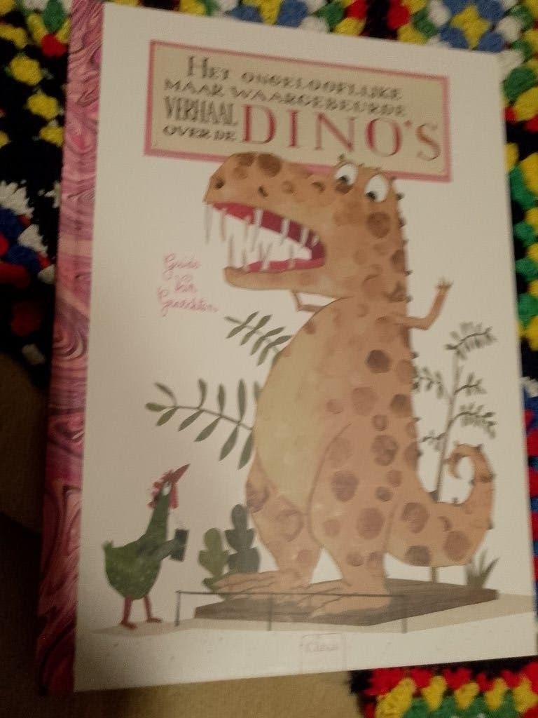 2x boek guido v genechten dino  klein wit visje en mijn papa, Ophalen, Zo goed als nieuw, Fictie algemeen