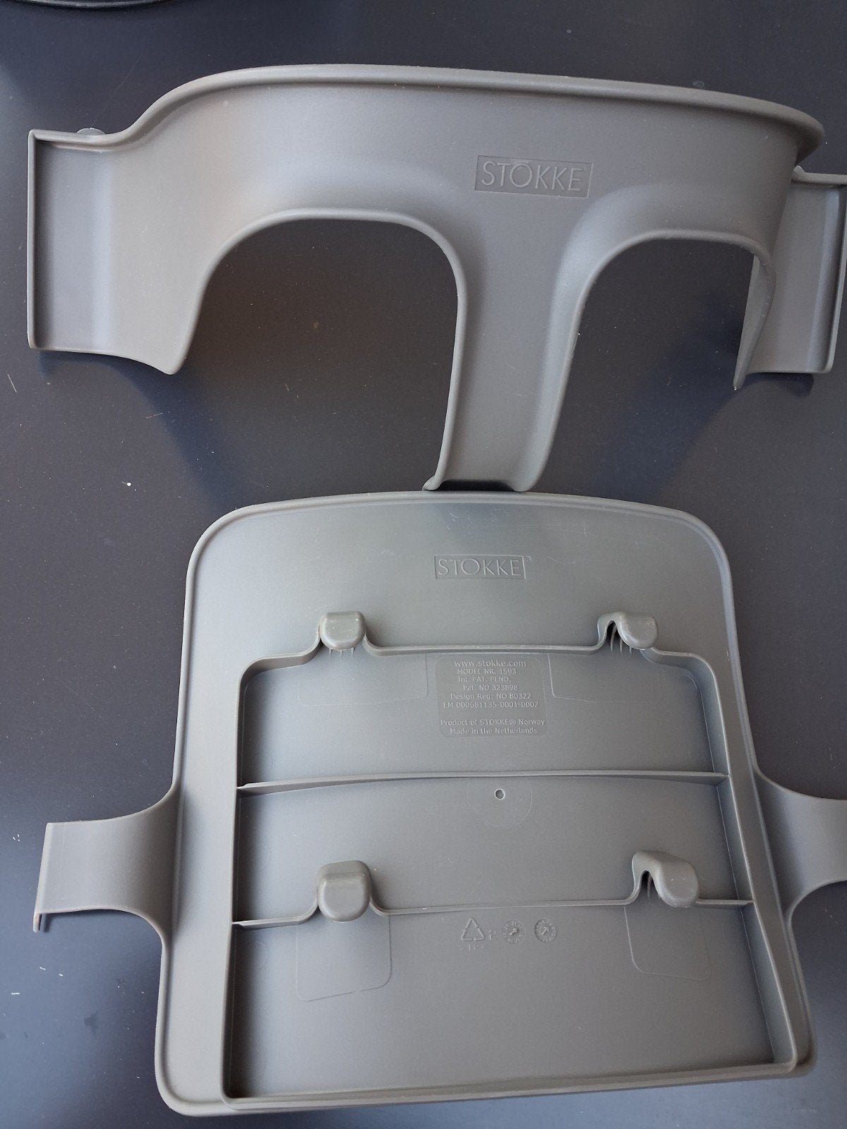 Stokke baby setje storm grijs, Ophalen of Verzenden, Zo goed als nieuw, Meegroeistoel
