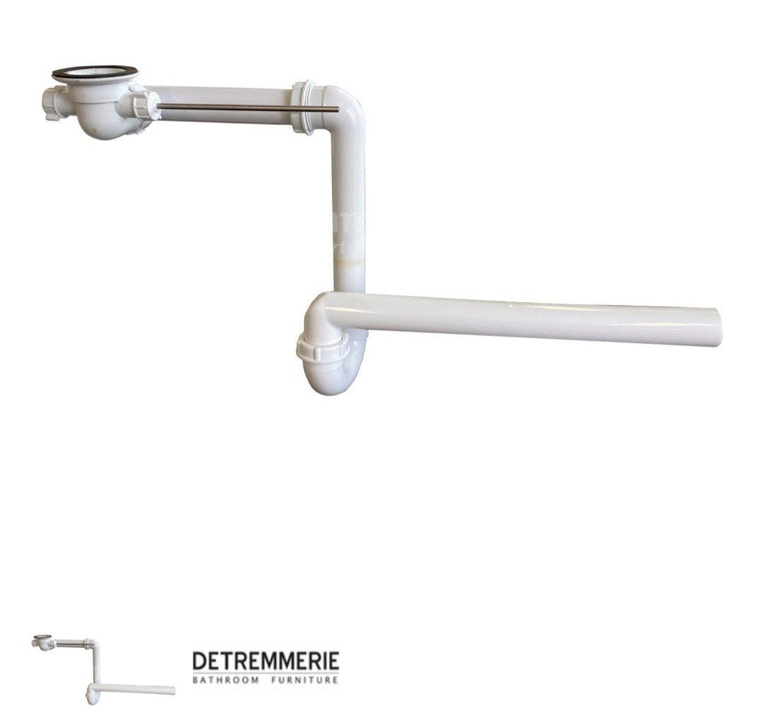 RuimtebesparendeSifon met waste, Afvoer, Pvc, Ophalen of Verzenden, Minder dan 2 meter