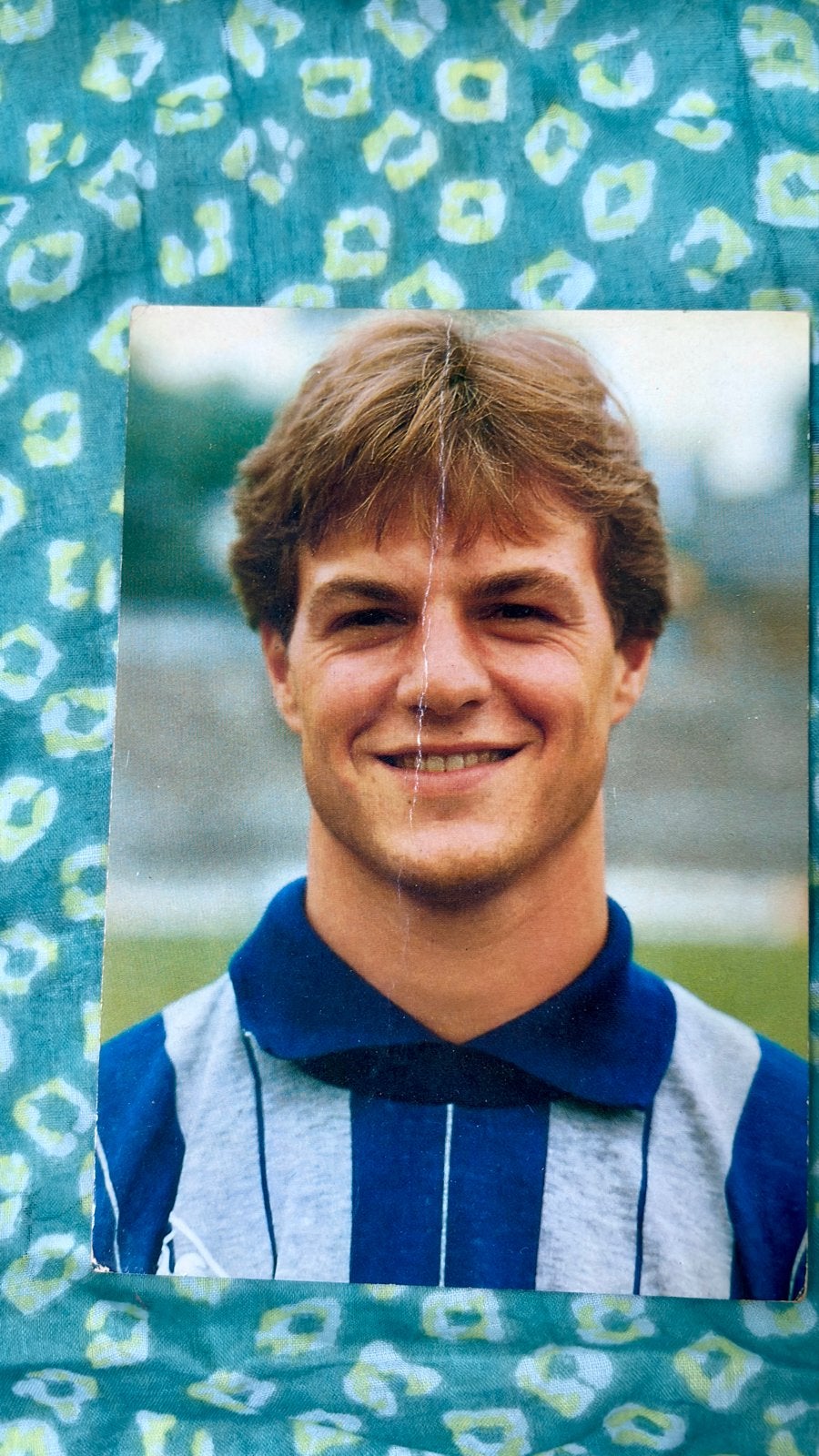 Vintage Ajax spelerskaart Hans Galjé met handtekening, Ophalen of Verzenden, Gebruikt, Ajax, Spelerskaart