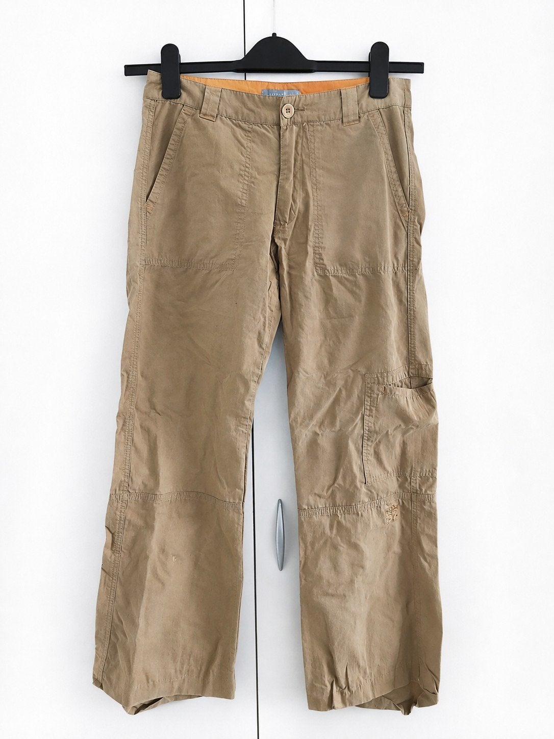 Sutherland Pants XS – Beige/Kaki Cargo Broek, Sutherland, Beige, Ophalen of Verzenden, Zo goed als nieuw