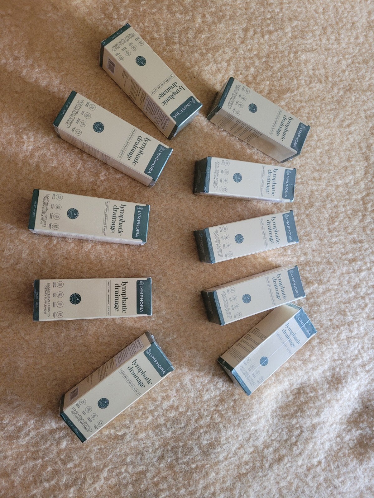 10 stuks lymphatic drainage druppels 59 ml, Ophalen of Verzenden, Nieuw, Poeder of Drank