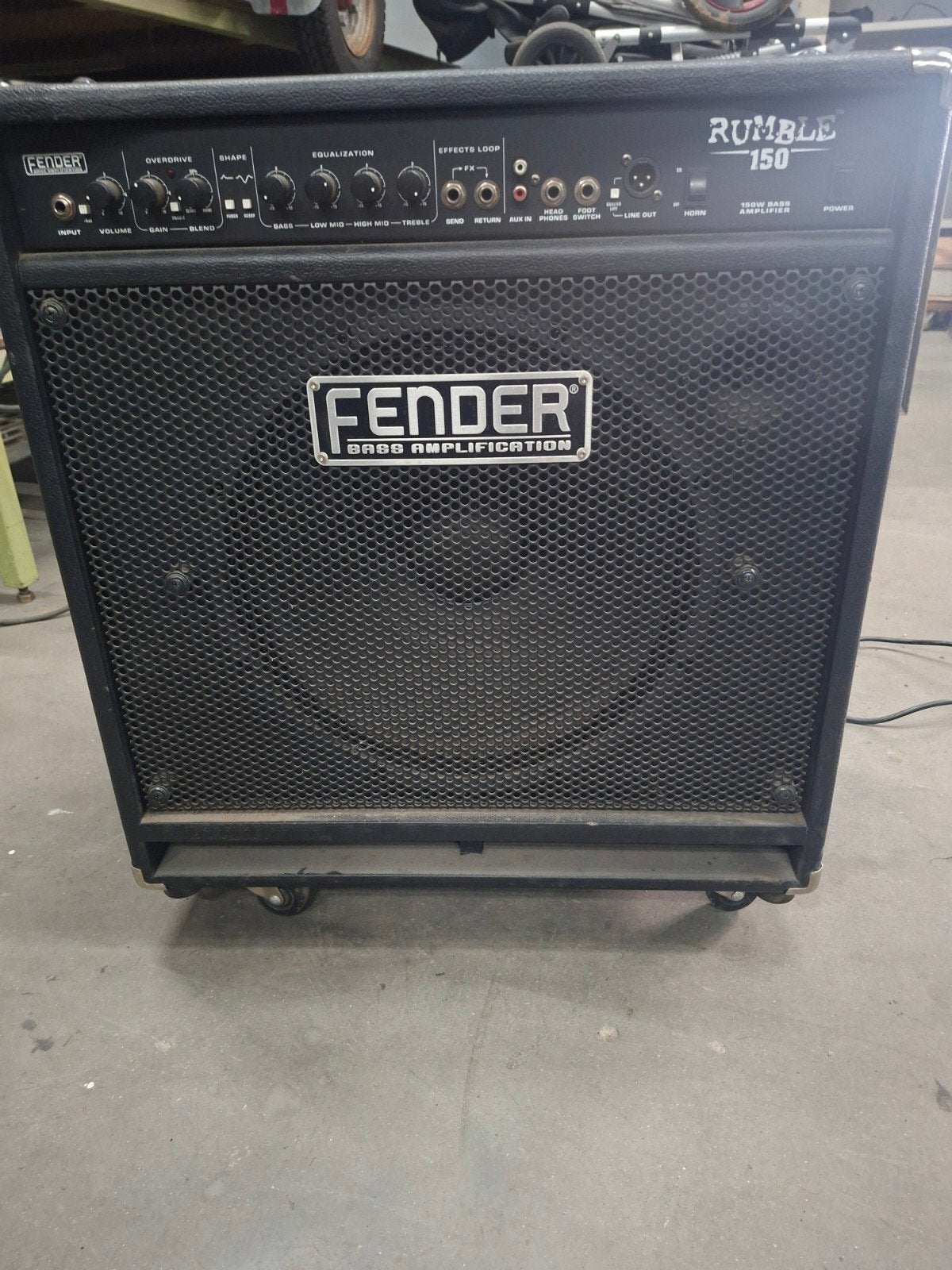 Fender bassist amplification rumble 150, Muziek en Instrumenten, Ophalen, Beerens metaalwerken, Gebruikt, Hub.beerens@gmail.com