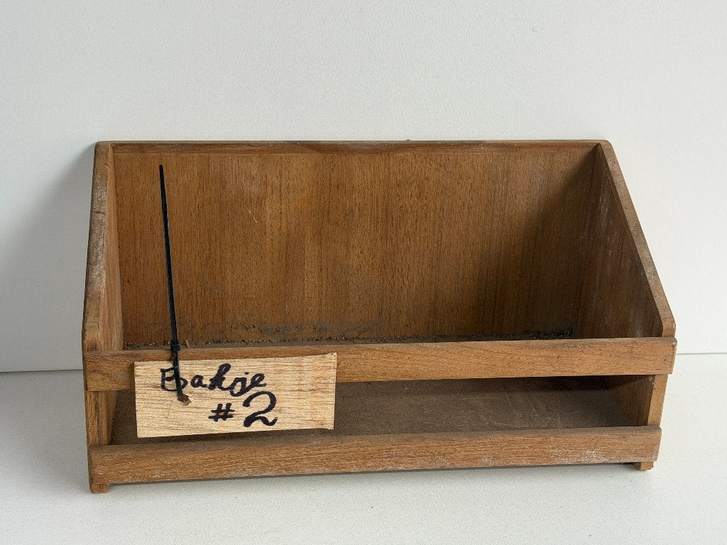 Teak bakje 30 cm, Ophalen of Verzenden, Gebruikt, Lijn of Blok