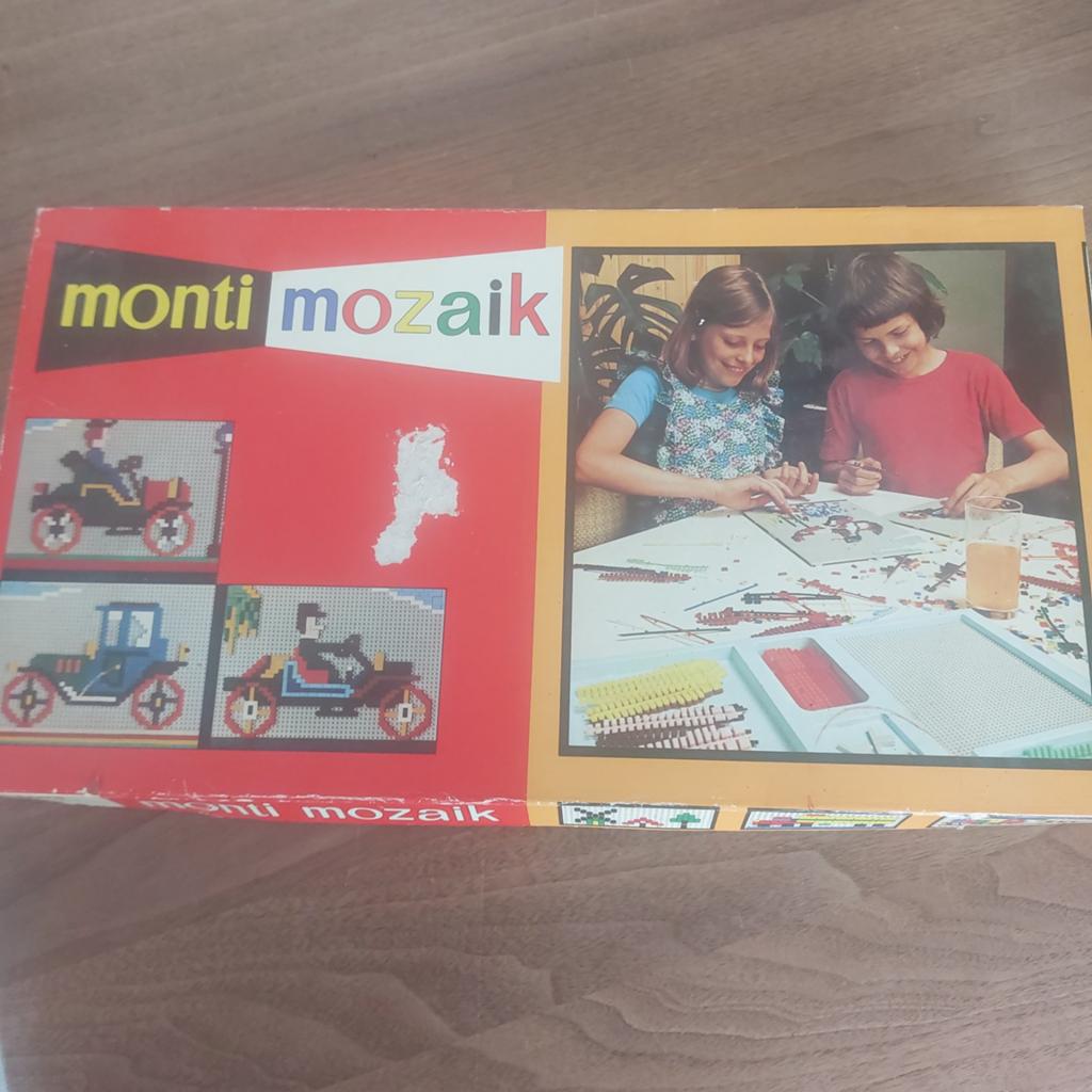 Monti Mozaïk Mozaïekspel Vintage, Ophalen, Gebruikt, Puzzelen