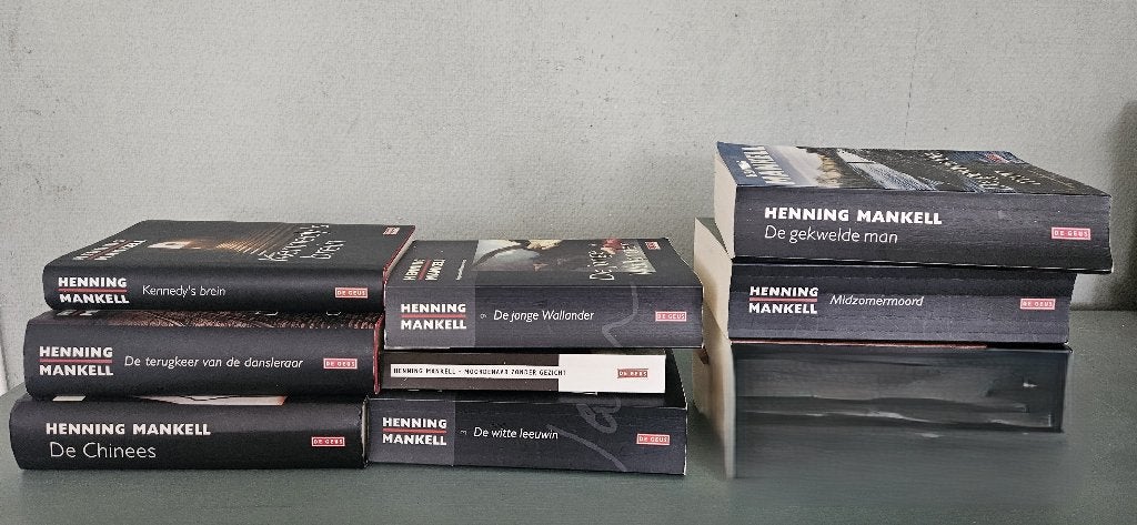 Henning Mankell Verzameling boeken 8 stuks, Ophalen of Verzenden, Zo goed als nieuw, Henning Mankell