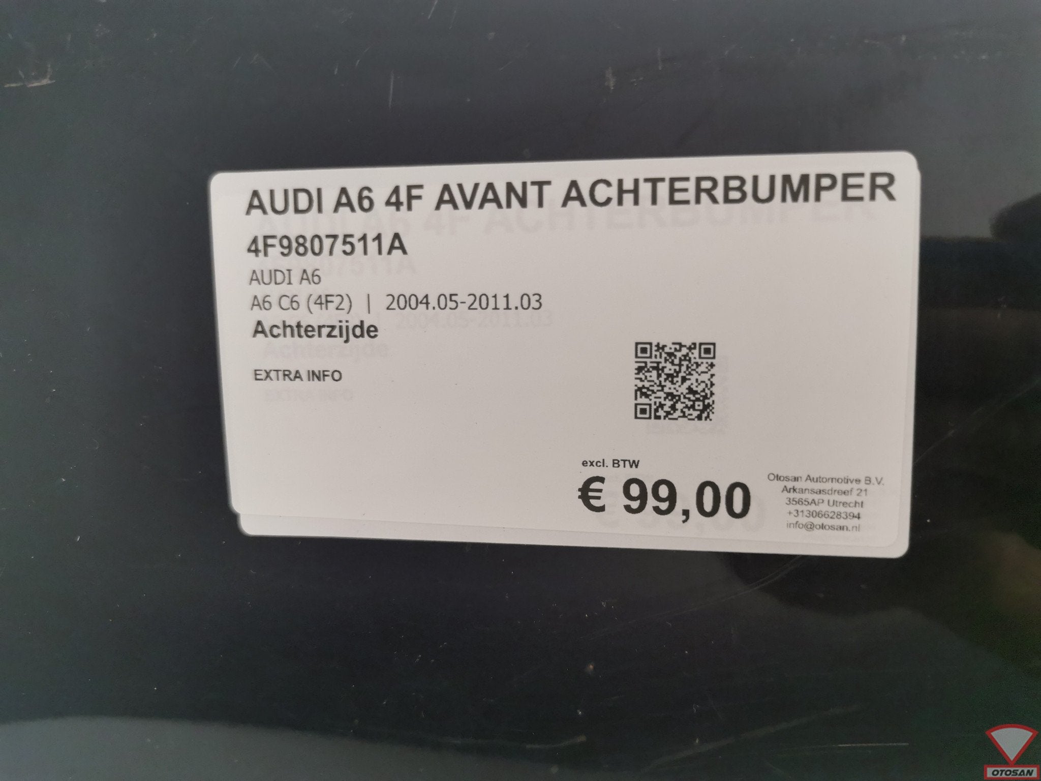 Audi A6 4F Avant Achterbumper Bumper 4xPDC, Gebruikt, AUDI AG, Auto-Union-Strasse 1
85045  Ingolstadt, DE, Bumper