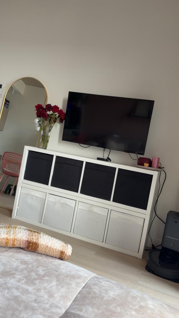 2x Ikea Kallax 4 vakken, Ophalen, Gebruikt, 100 tot 150 cm, Minder dan 150 cm
