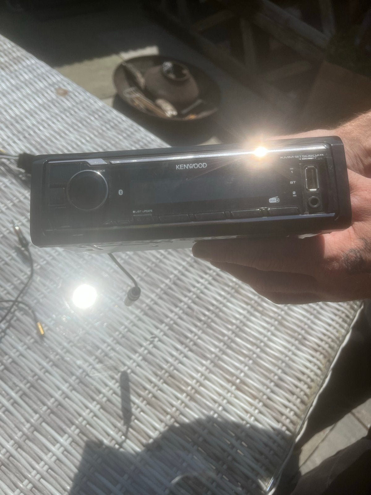 Kenwood KMM-BT506DAB Digital Media Receiver, Ophalen, Zo goed als nieuw