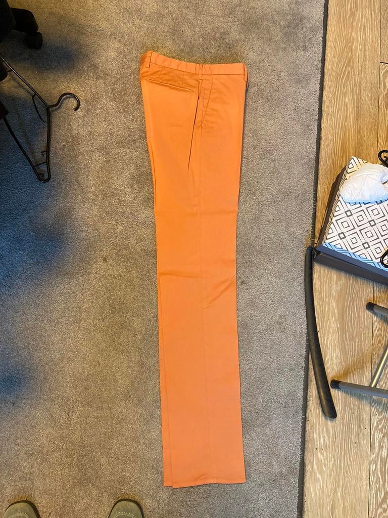 Incotex oranje maat 46, Kleding | Heren, Broeken en Pantalons, Nieuw, Maat 46 (S) of kleiner, Oranje, Ophalen of Verzenden