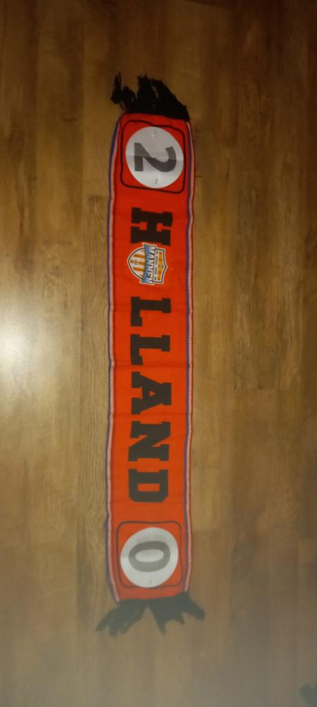 Holland Oranje sjaal met tussenstand, Ophalen of Verzenden, Nieuw, Overige binnenlandse clubs, Vaantje of Sjaal