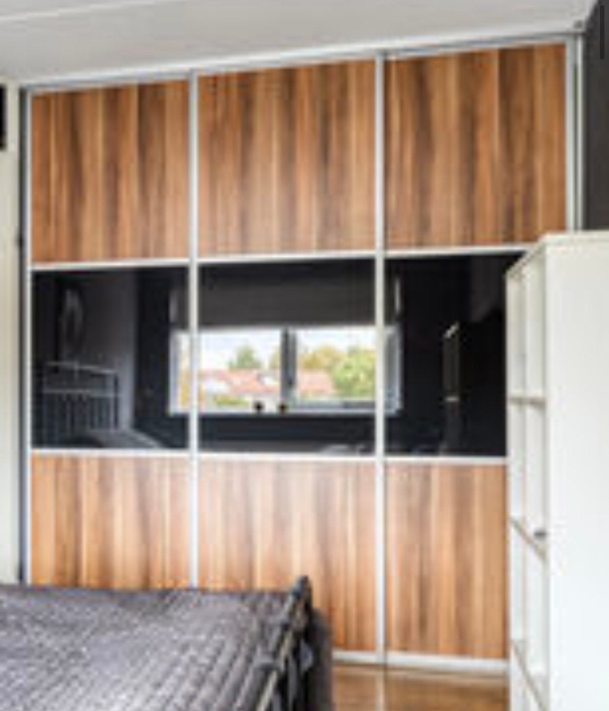 3 mooie schuifdeuren voor inbouwkast, Ophalen, Overige materialen, Gebruikt, 200 cm of meer