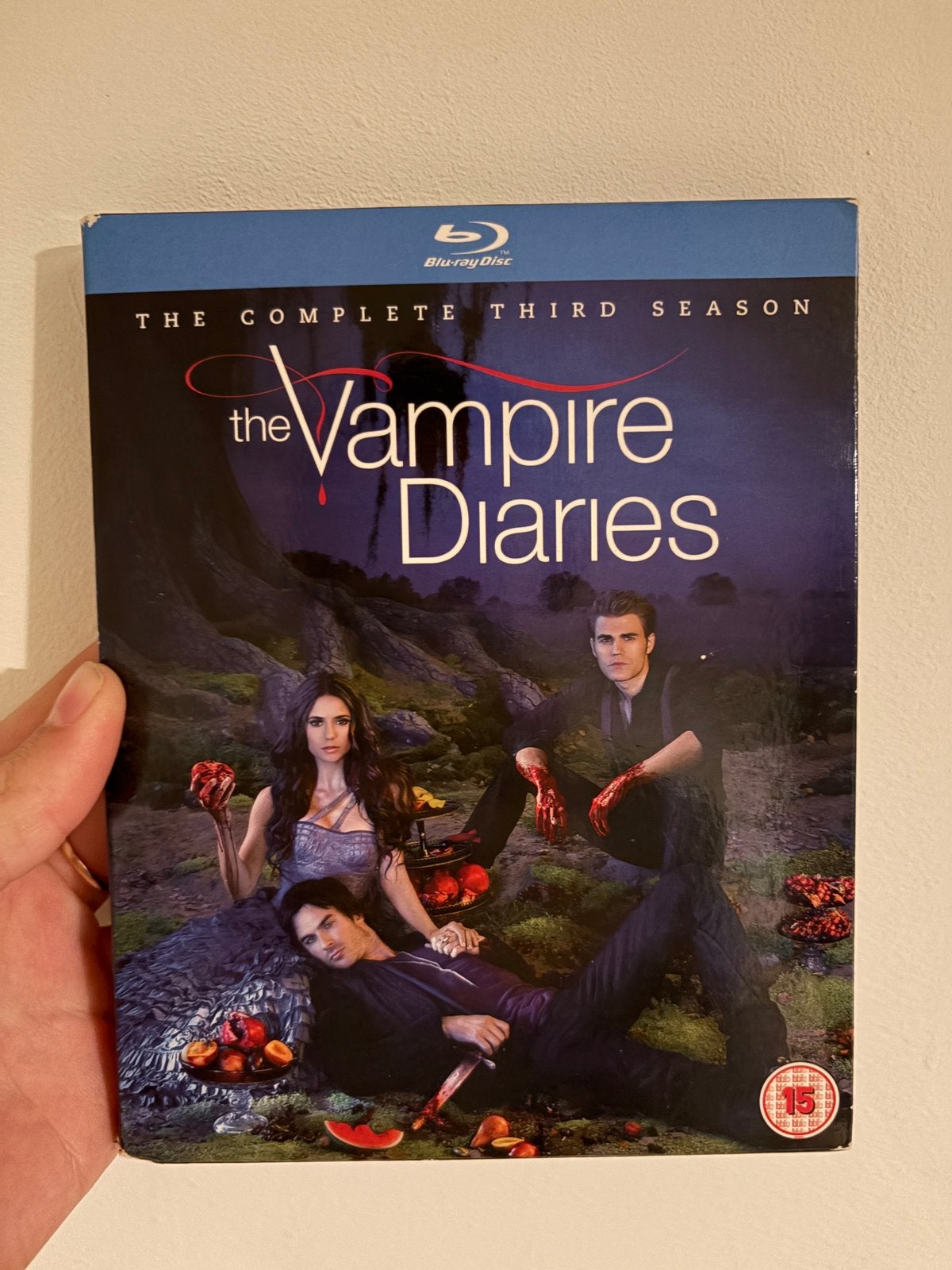 Blu-ray Dvd Vampire Diaries seizoen 3, Cd's en Dvd's, Blu-ray, Ophalen of Verzenden, Zo goed als nieuw, Tv en Series