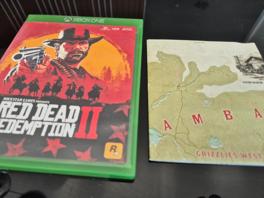 Red Dead Redemption II 2 met map XboX One, Spelcomputers en Games, Avontuur en Actie, Vanaf 18 jaar, 1 speler, Ophalen of Verzenden