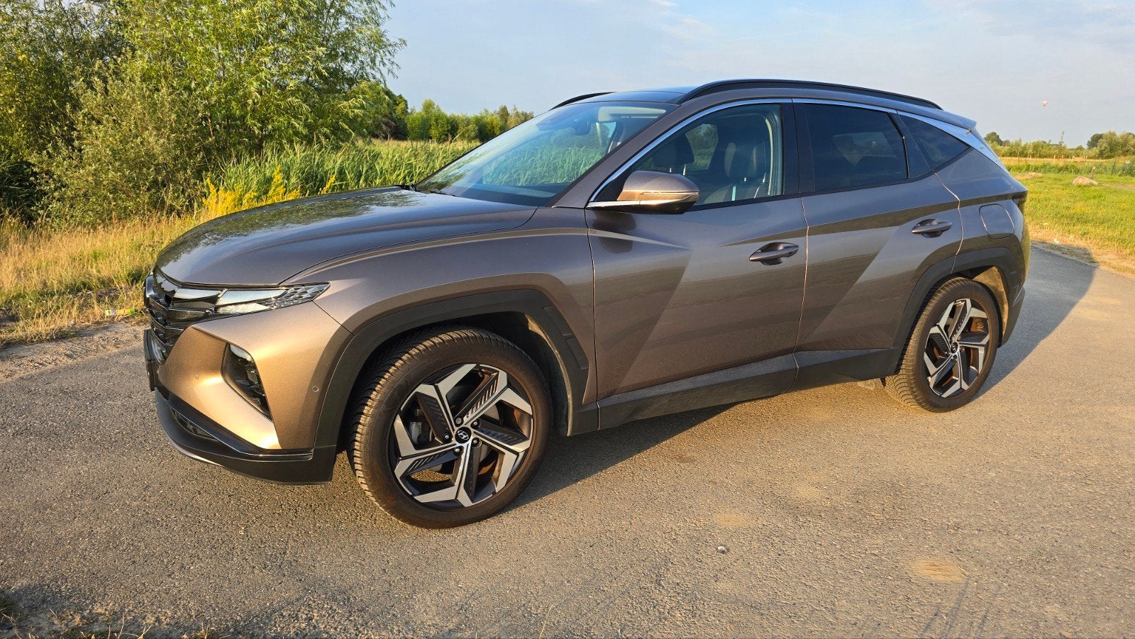 Hyundai Tucson 1.6 T-gdi HEV 230pk Aut. 2021 Bruin, Auto's, Hyundai, Particulier, Tucson, 360° camera, ABS, Achteruitrijcamera