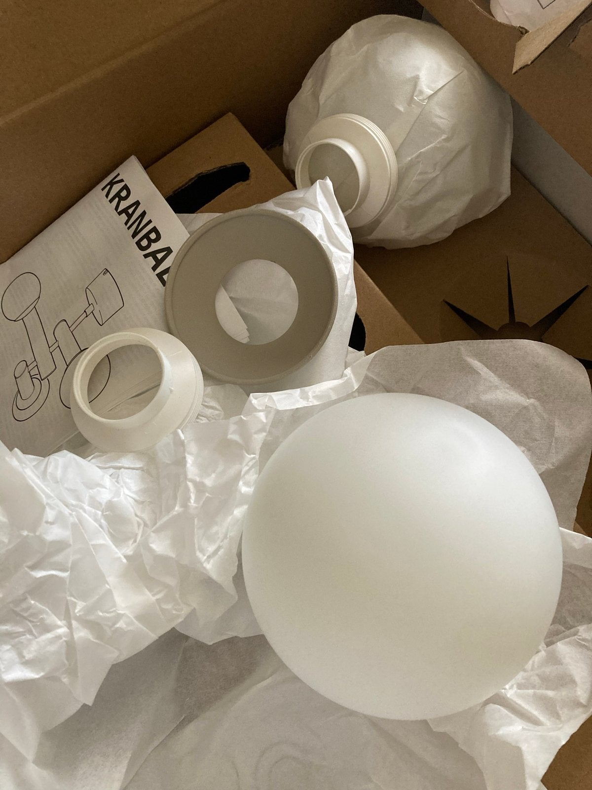 Losse onderdelen Kranbalk lamp - IKEA, Overige typen, Nieuw, IKEA, E27 (groot)