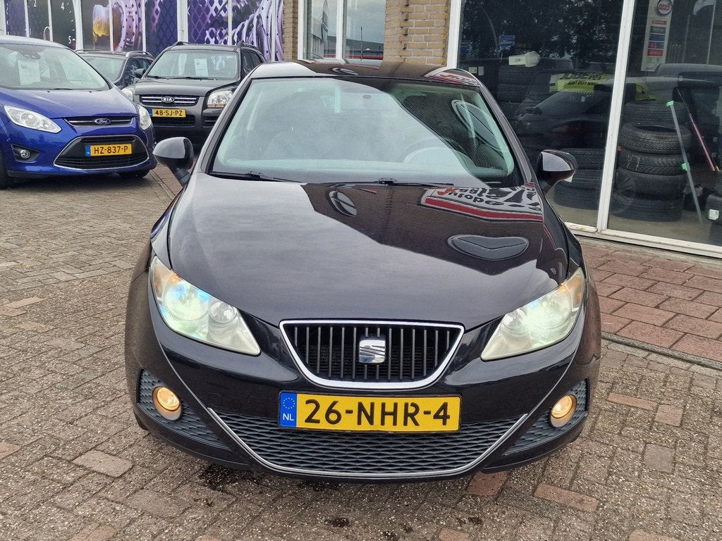 Seat Ibiza SC 1.4 Good Stuff - Airco - Cruise - LMV, Voorwielaandrijving, Euro 5, Zwart, 4 cilinders