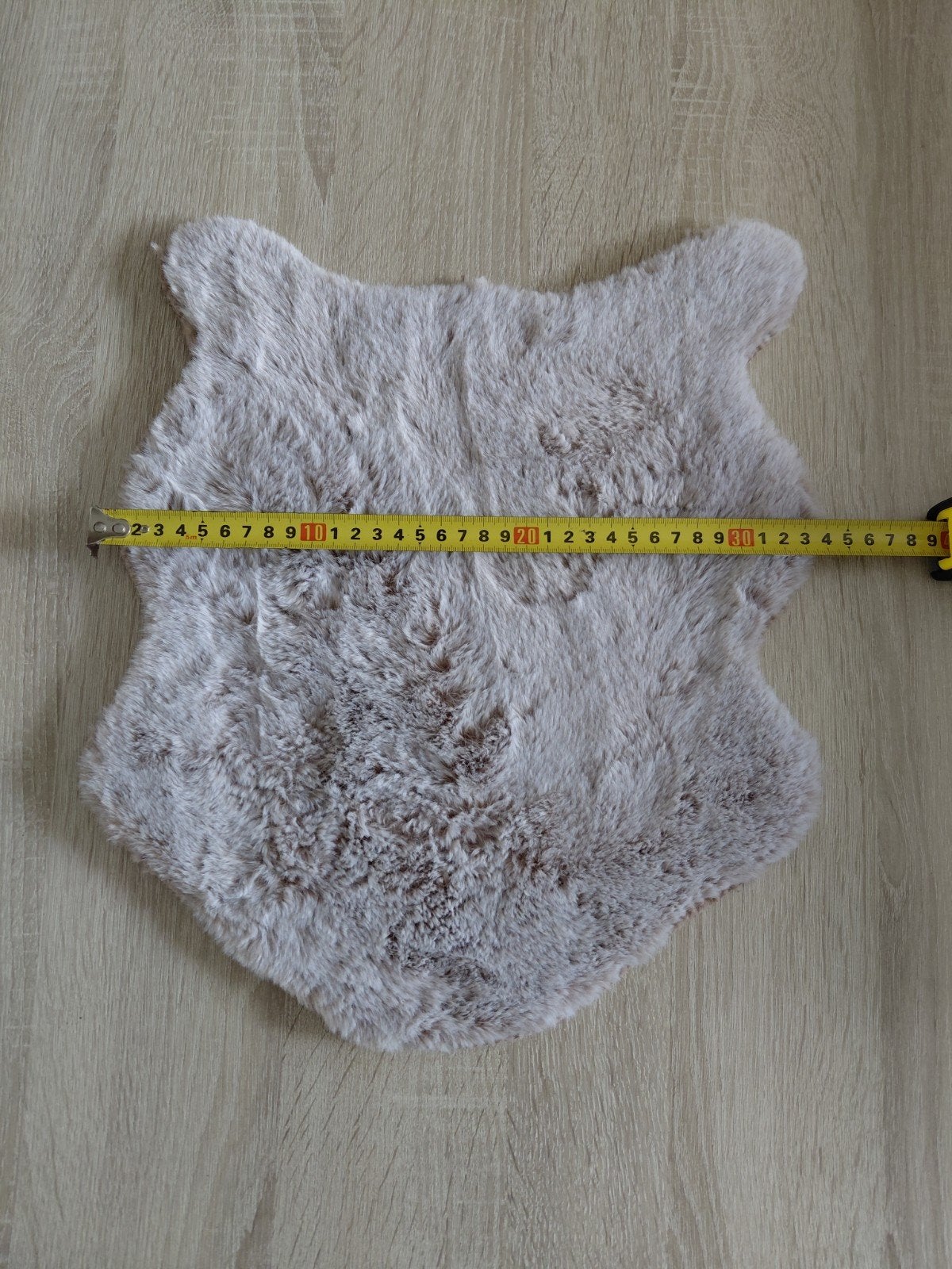 Zacht Faux Bont Kleedje - Beige/Bruin, Minder dan 50 cm, Minder dan 50 cm, Ophalen of Verzenden, Zo goed als nieuw